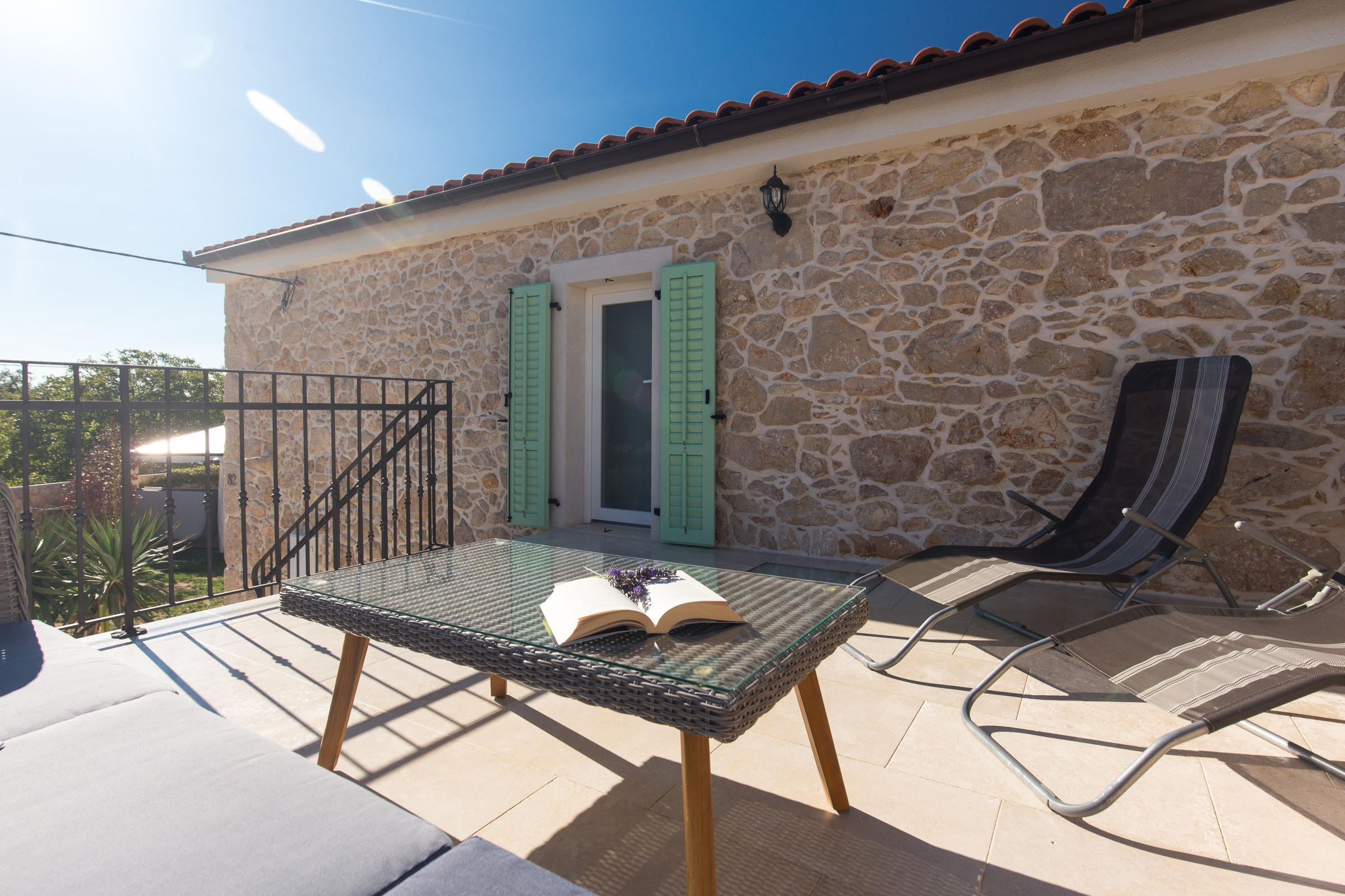 Two bedroom house with terrace Polje, Krk  K