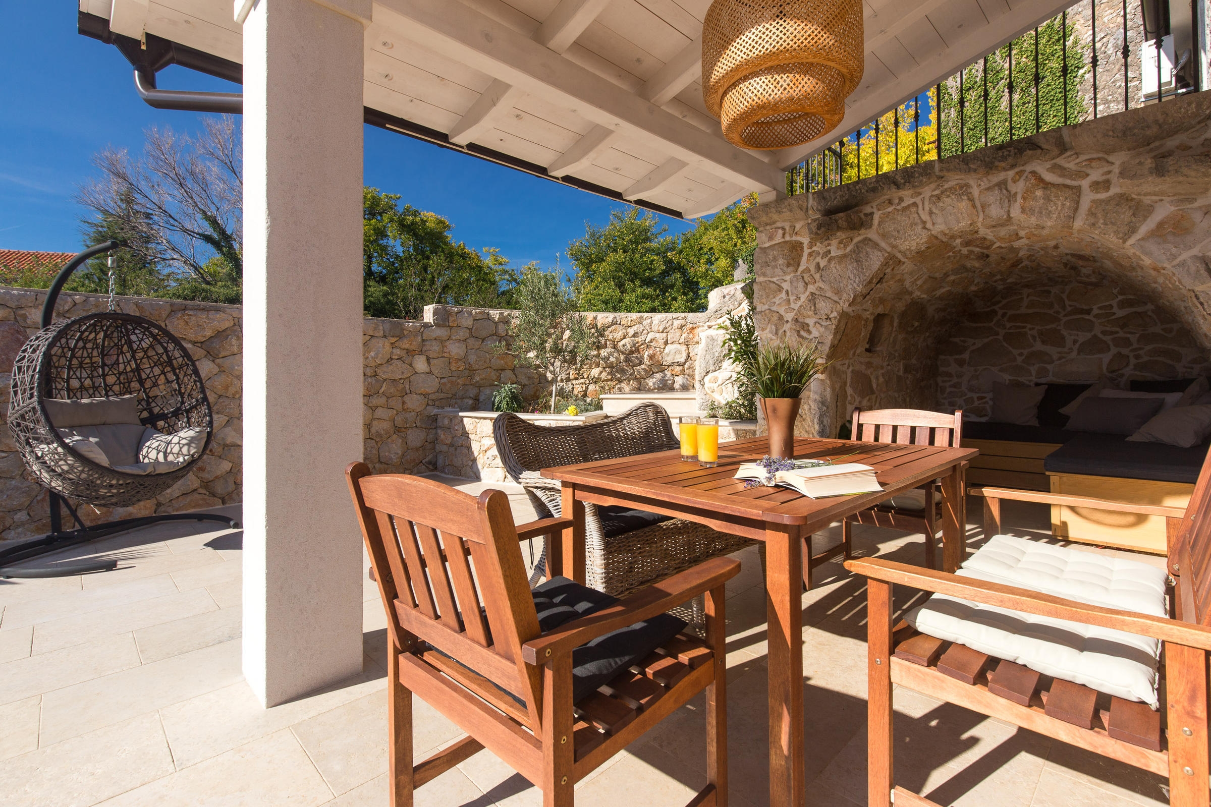 Two bedroom house with terrace Polje, Krk  K