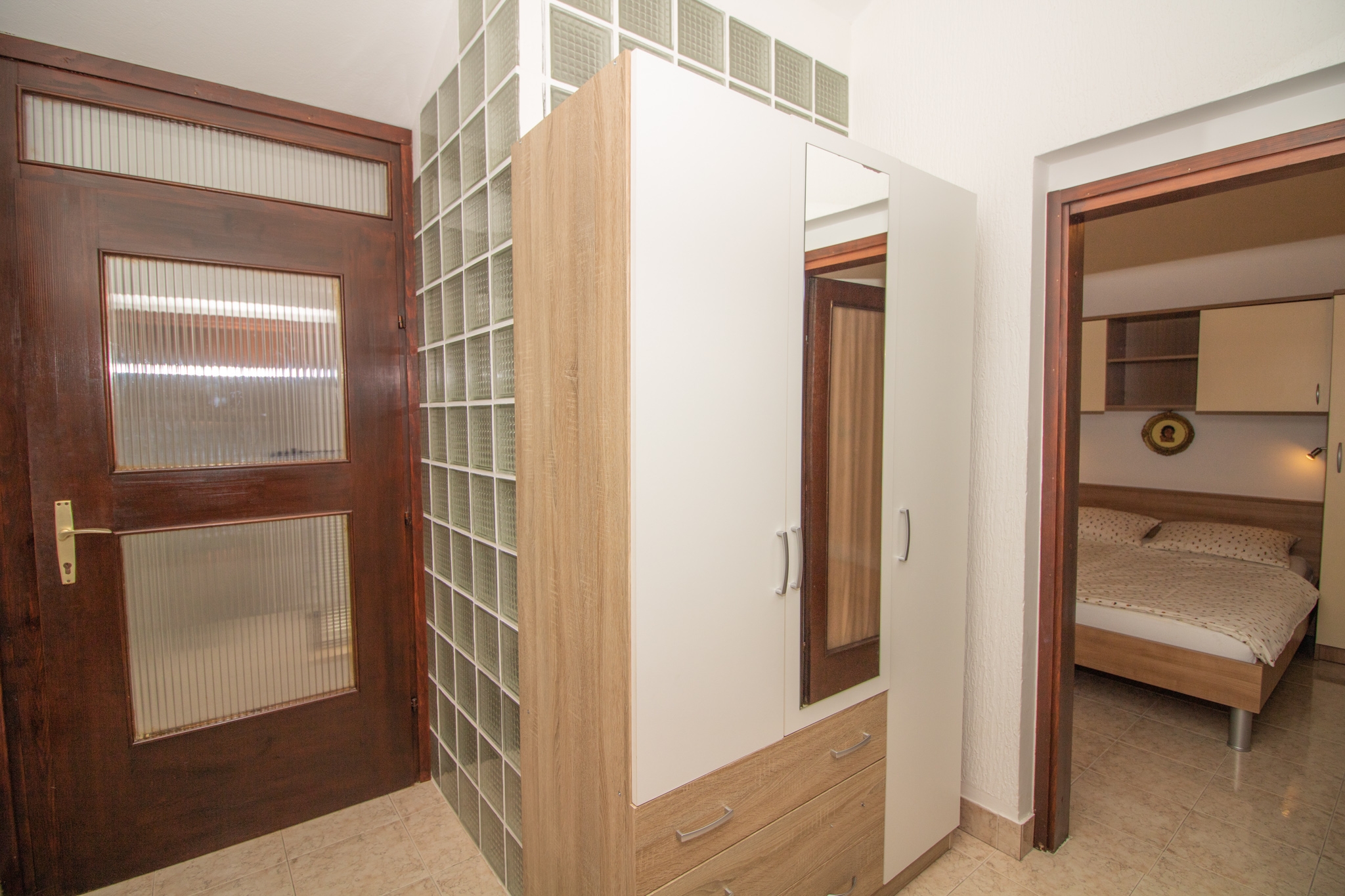 Two bedroom apartment with terrace and sea view Baška, Krk  A-a