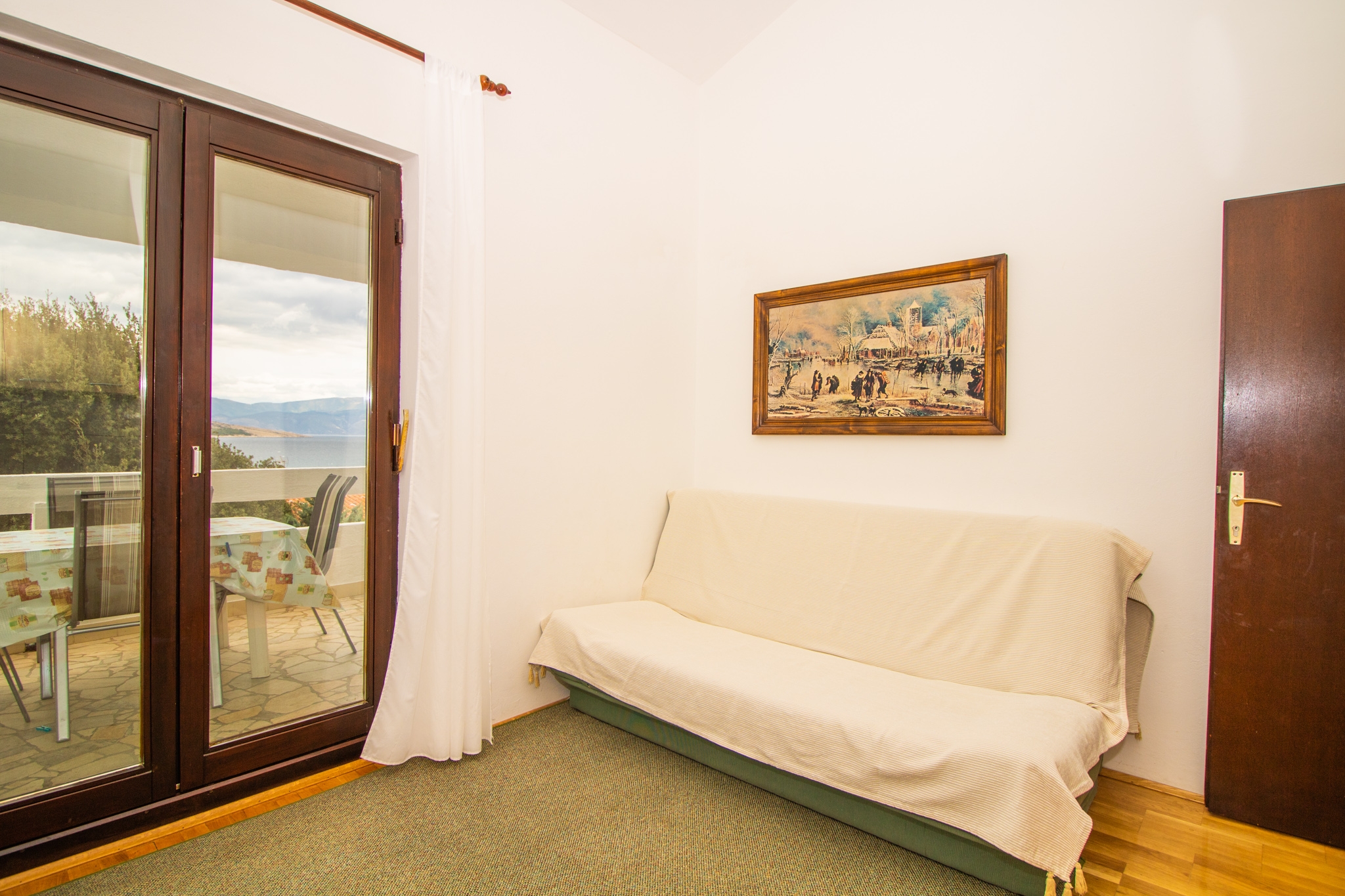 Two bedroom apartment with terrace and sea view Baška, Krk (A-20424-a)