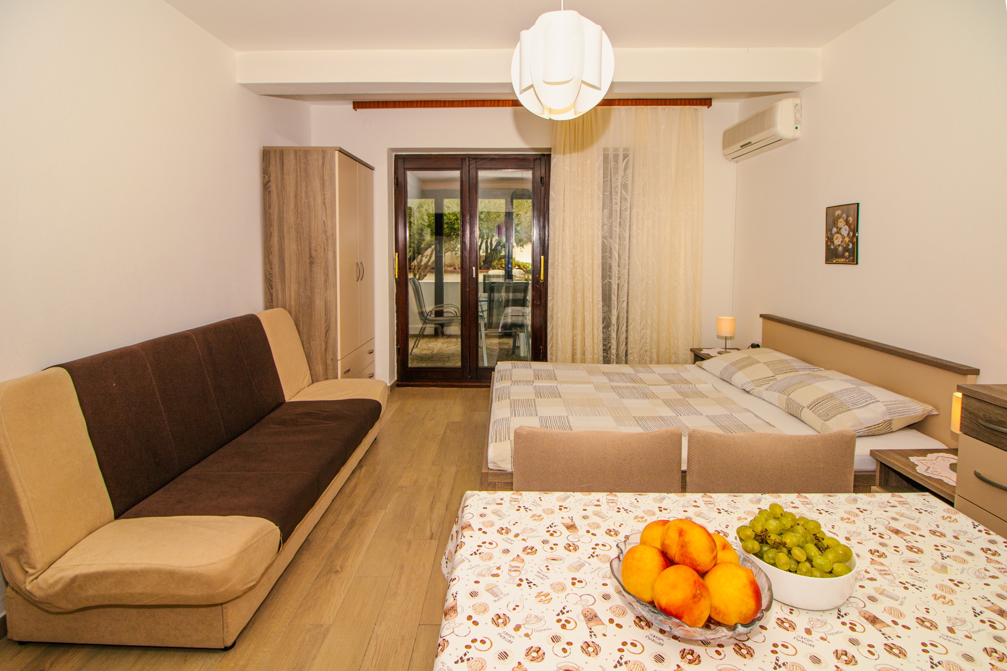 Studio flat with terrace Baška, Krk (AS-20424-a)