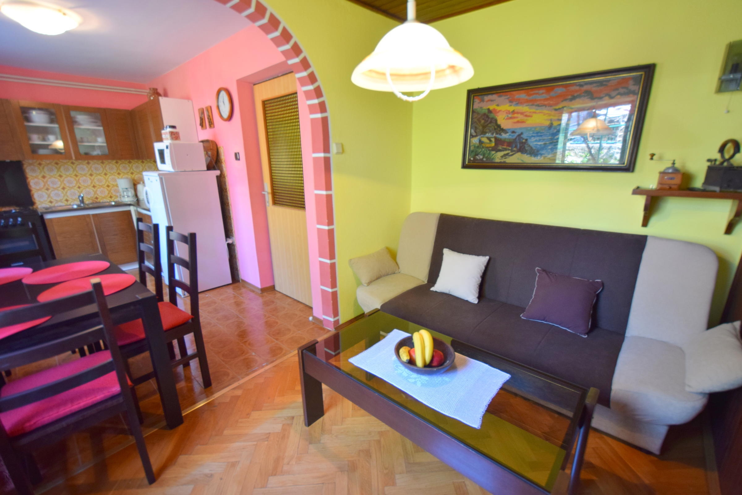 Two bedroom apartment with terrace Krk (A-20429-b)