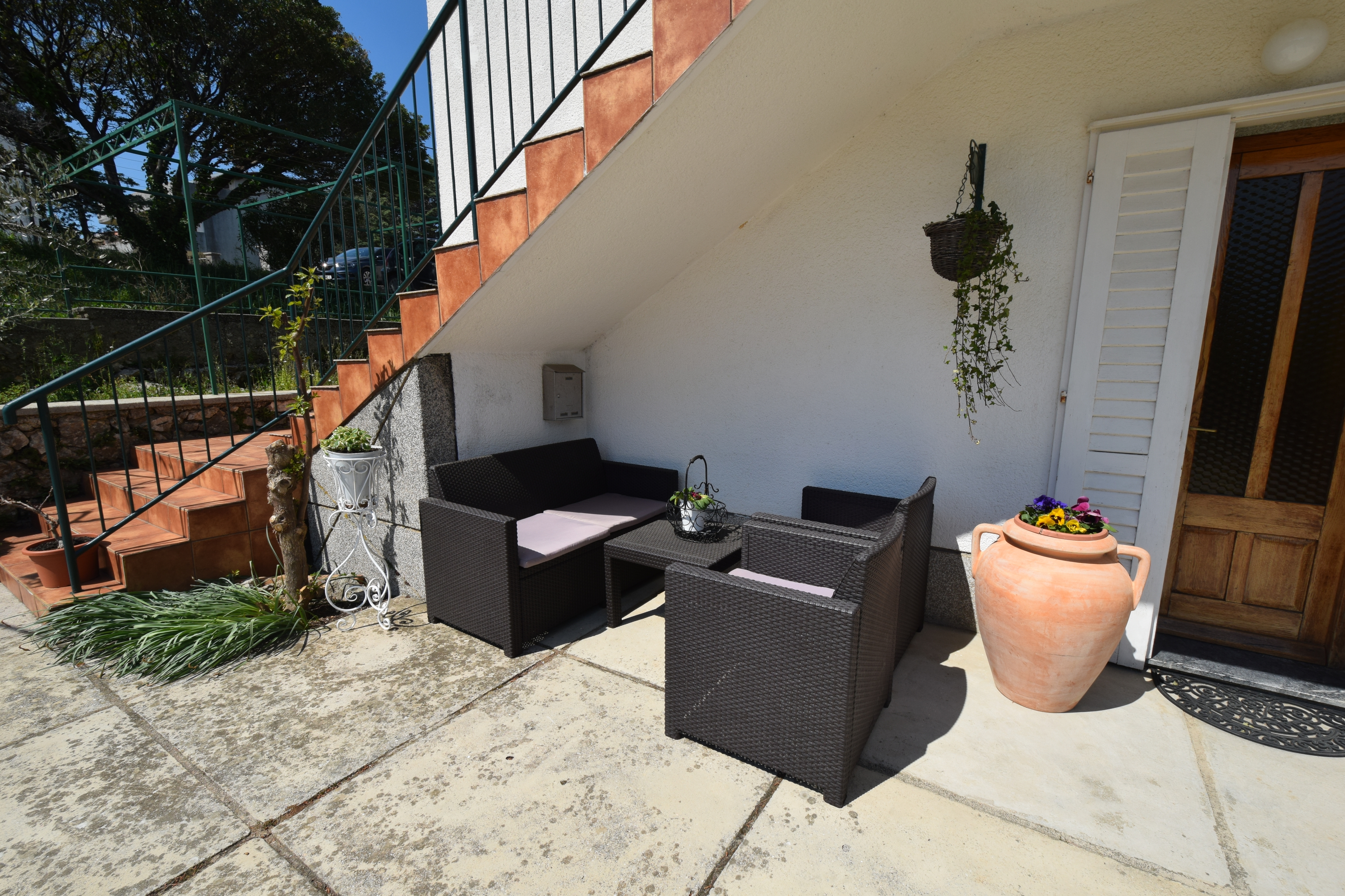 Two bedroom apartment with terrace Krk (A-20429-b)