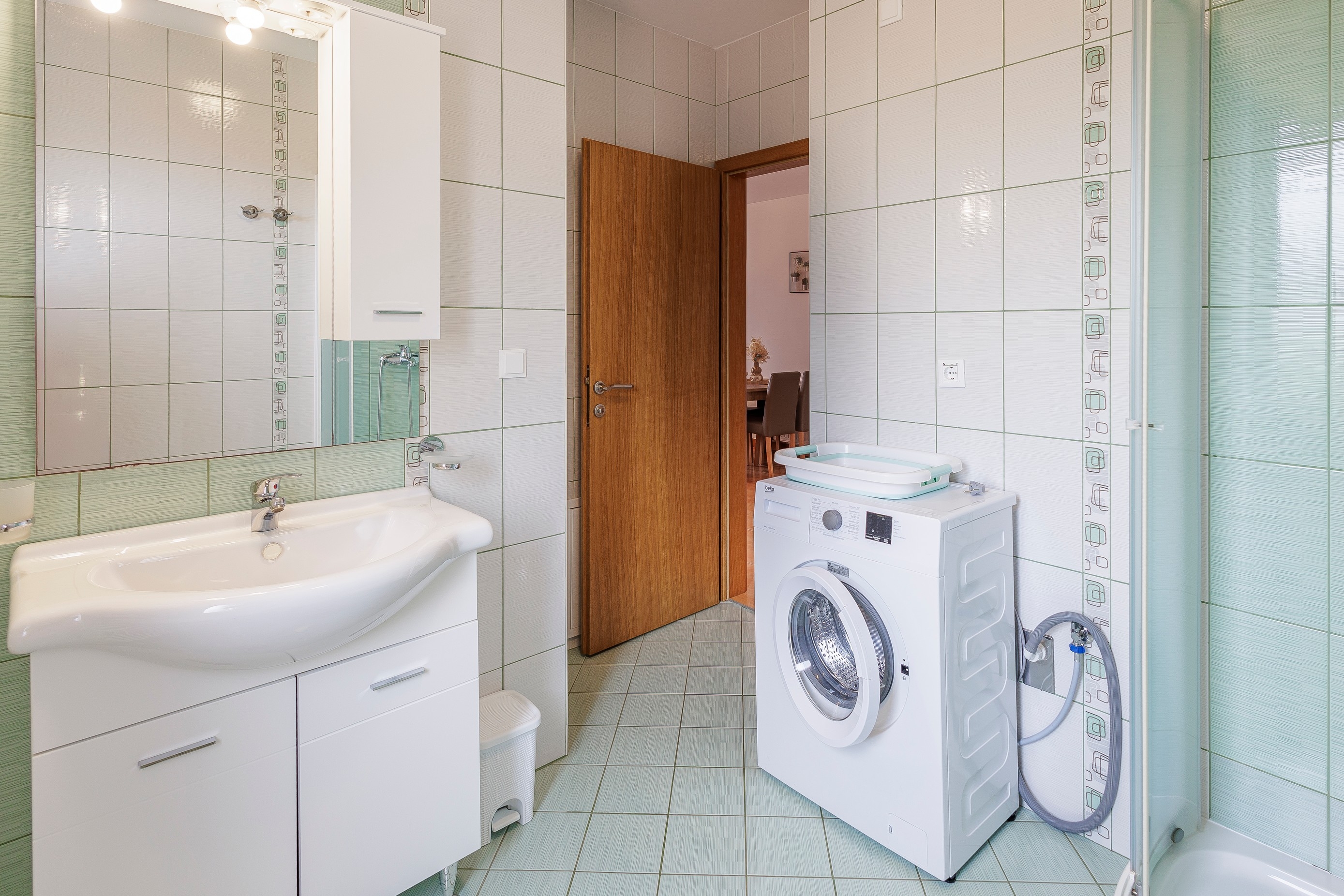 Two bedroom apartment with balcony and sea view Čižići, Krk  A-a