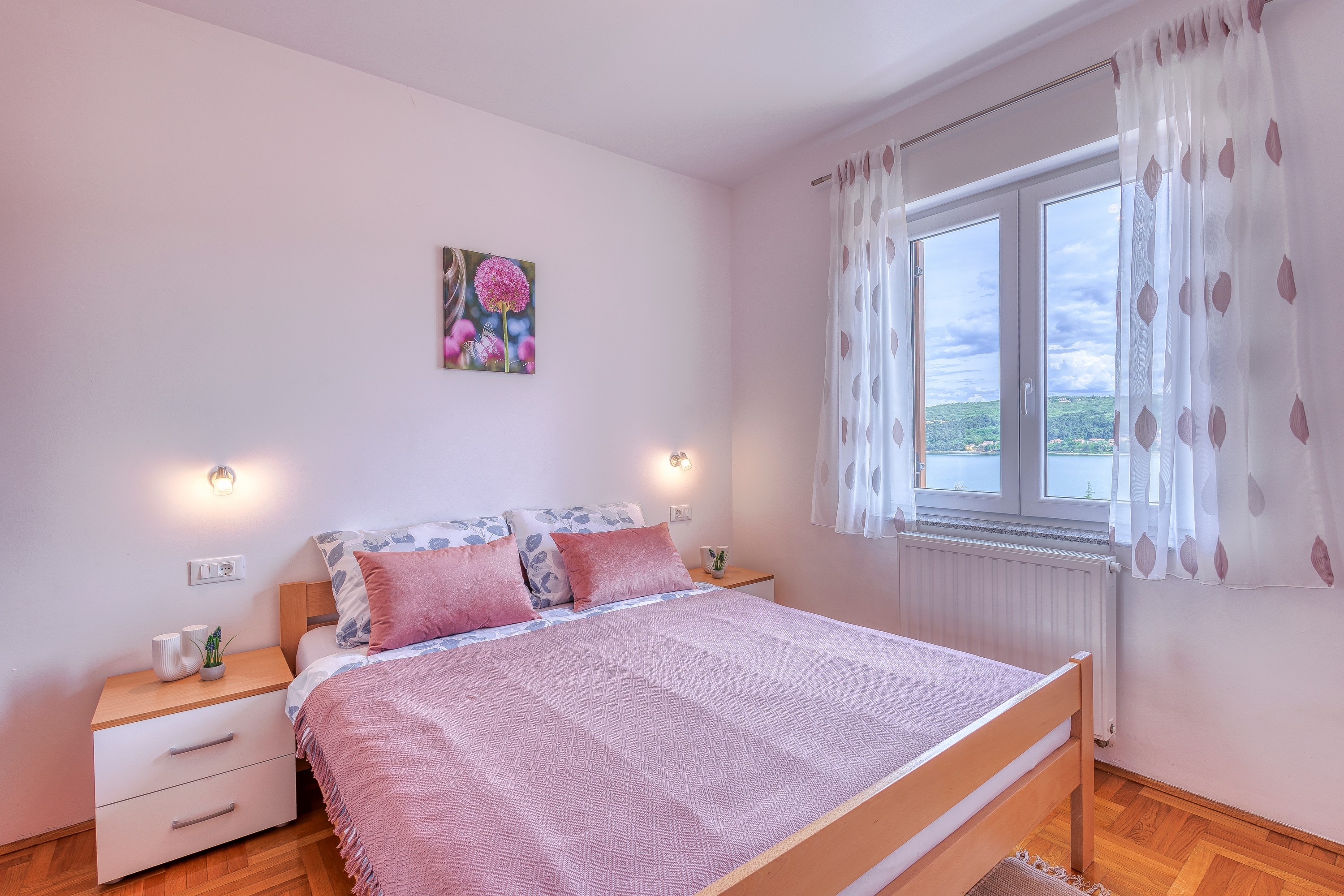 Two bedroom apartment with balcony and sea view Čižići, Krk  A-a