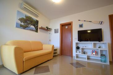 Malinska, Гостиная в размещении типа apartment, доступный кондиционер и WiFi.