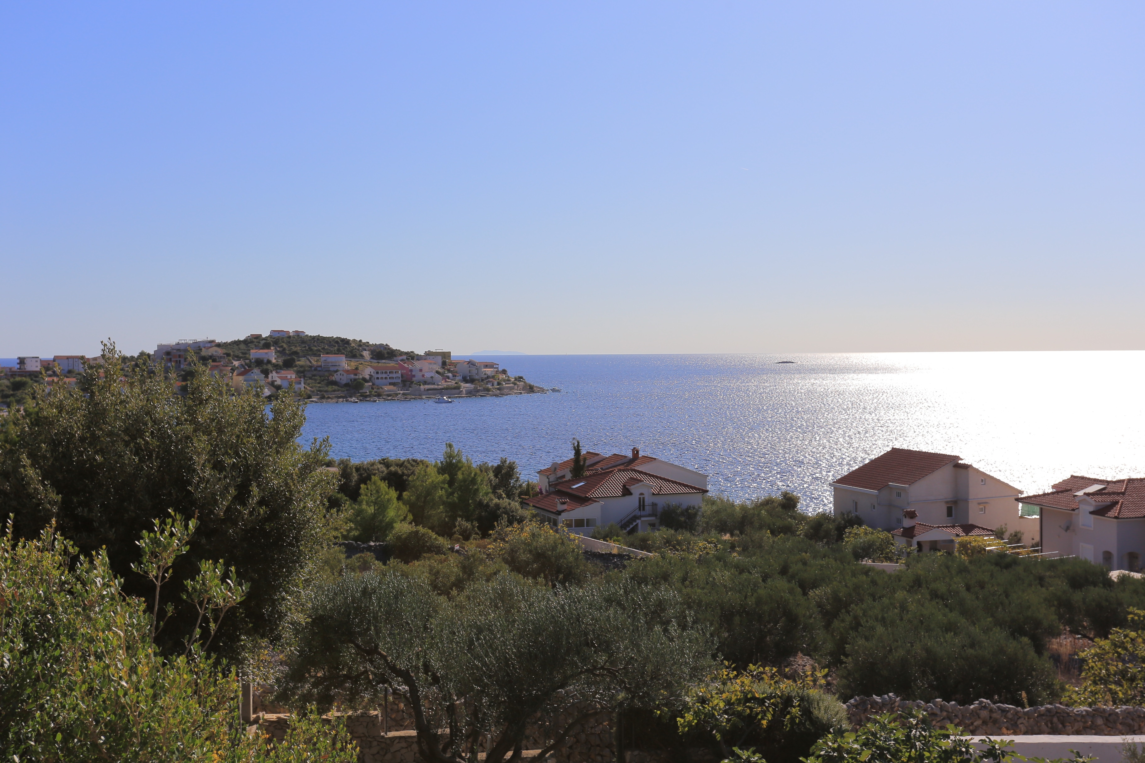 Two bedroom apartment with balcony and sea view Sevid, Trogir  A-a