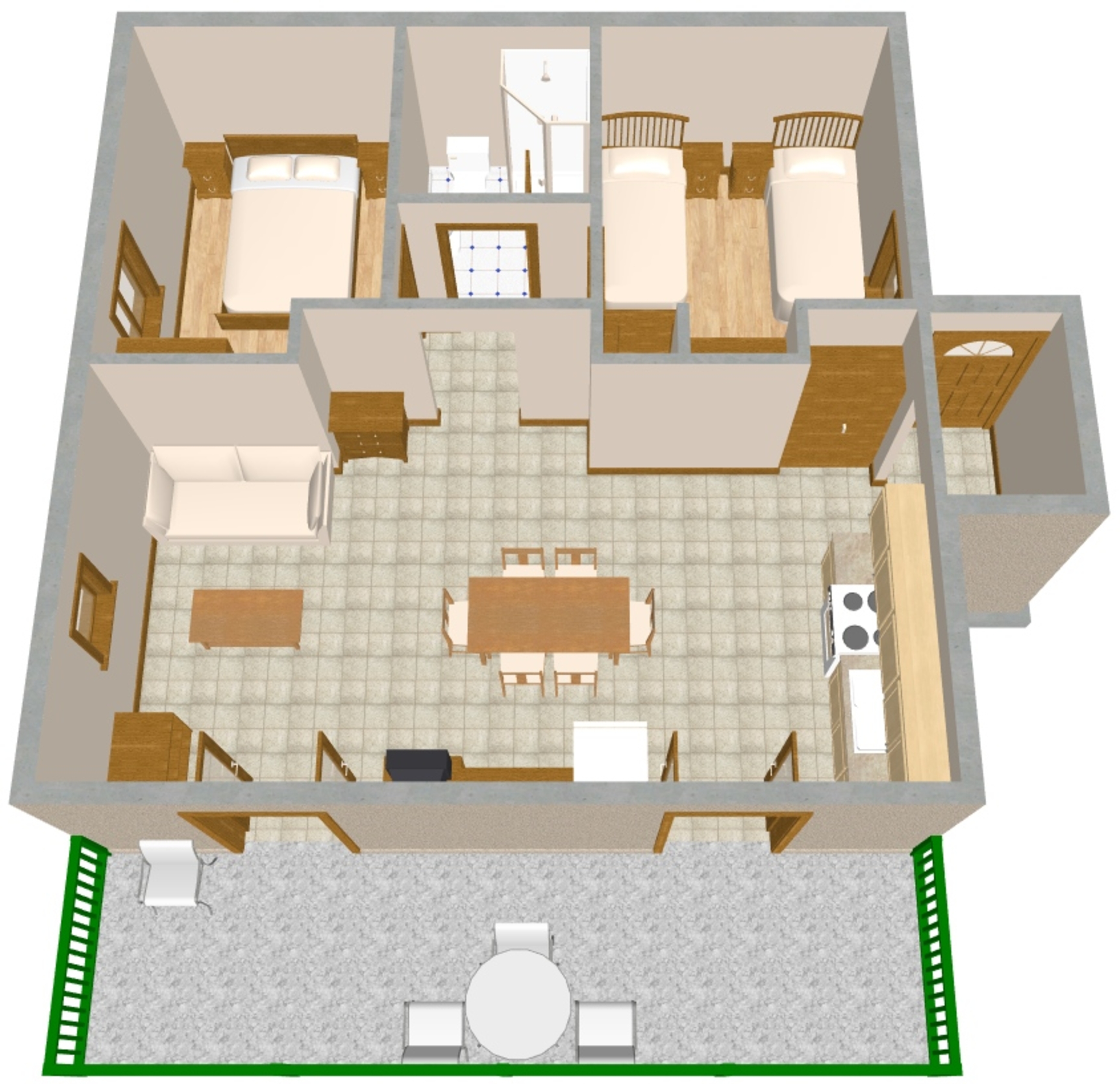 Two bedroom apartment with balcony and sea view Sevid, Trogir  A-a