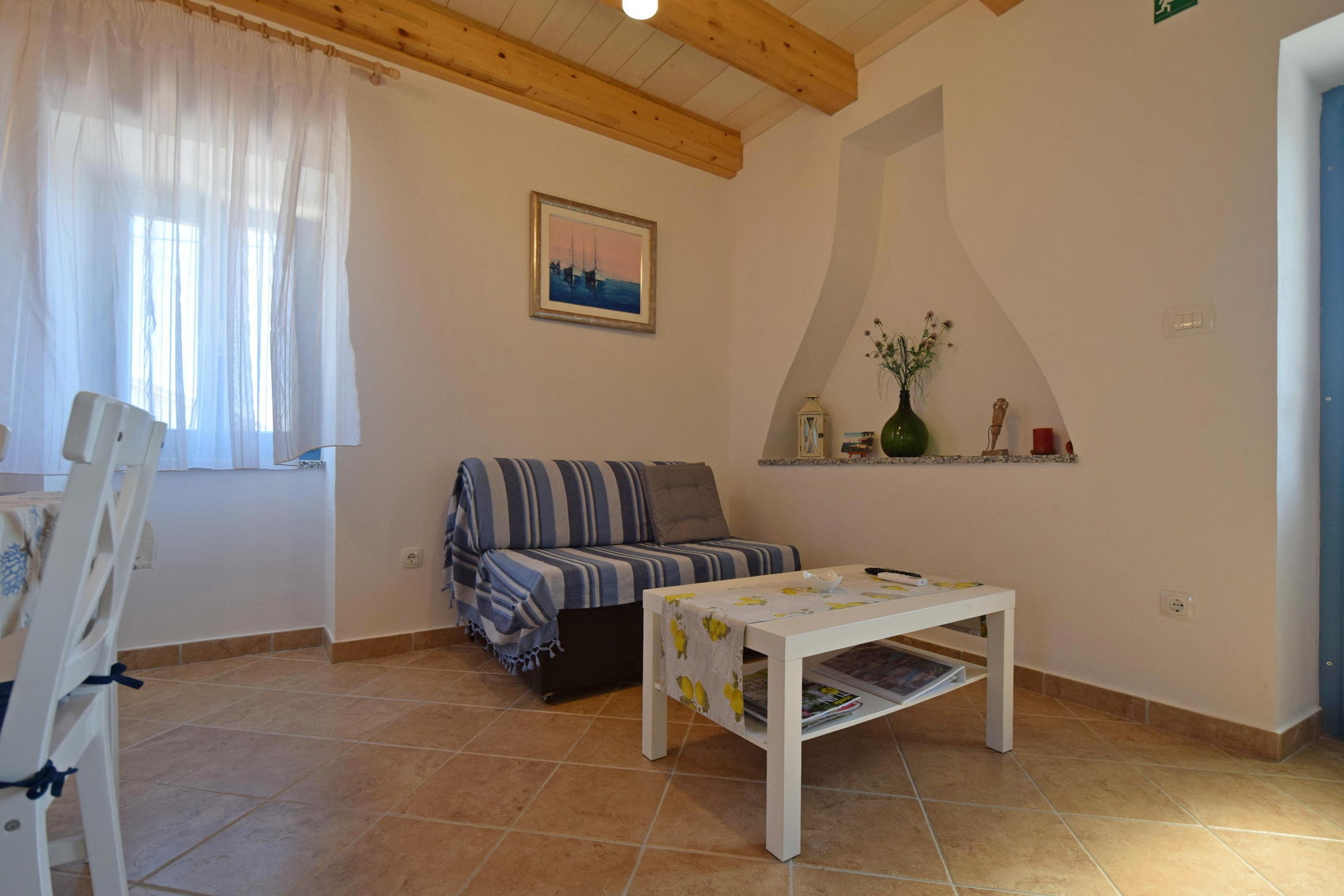 Studio flat with terrace Skrbcici, Krk (AS-20440-b)