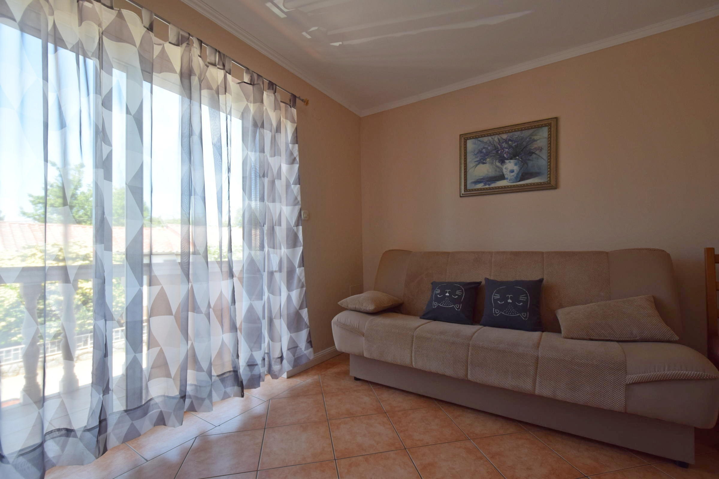 One bedroom apartment with balcony Njivice, Krk (A-20447-d)