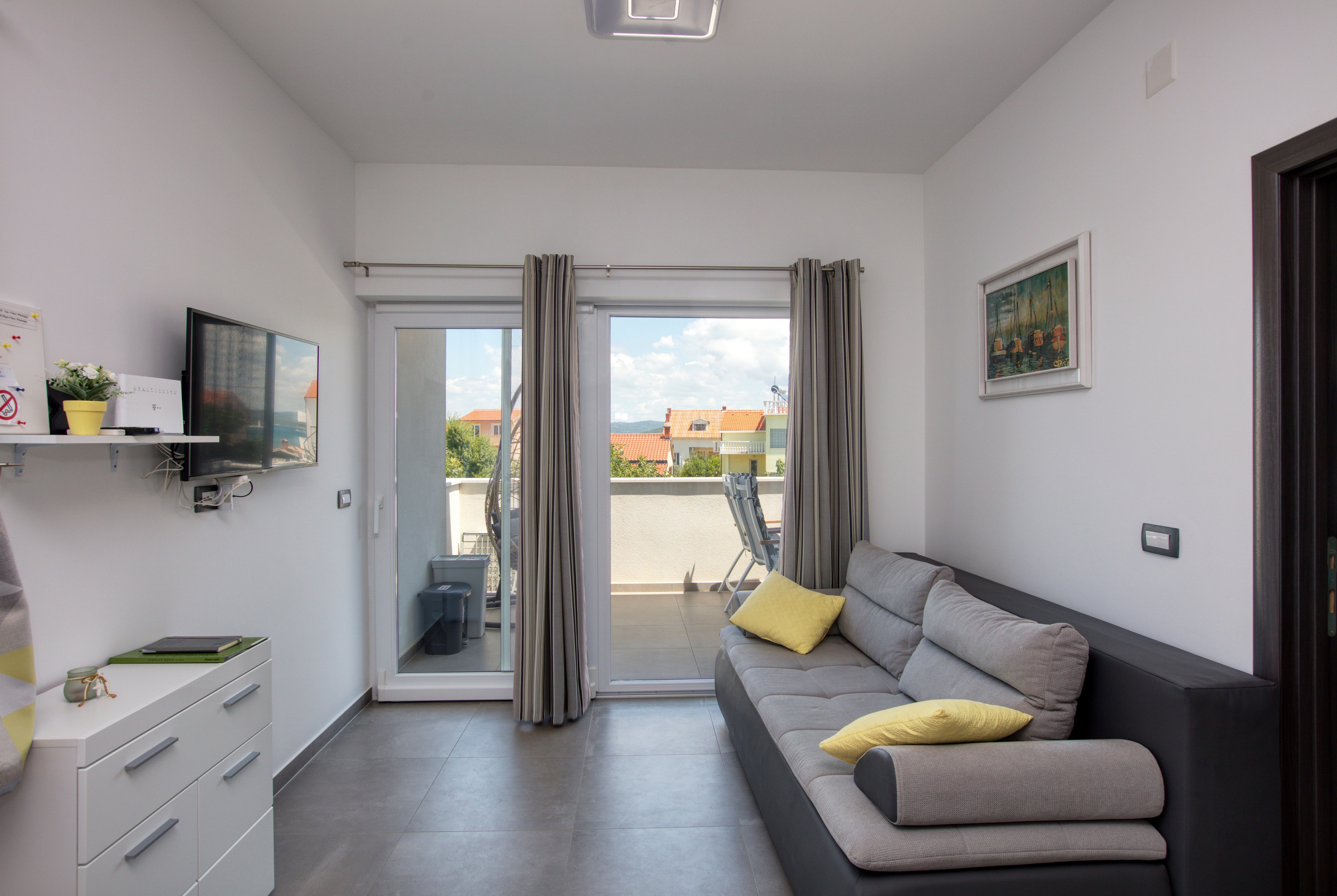 One bedroom apartment with terrace and sea view Betina, Murter (A-20450-a)