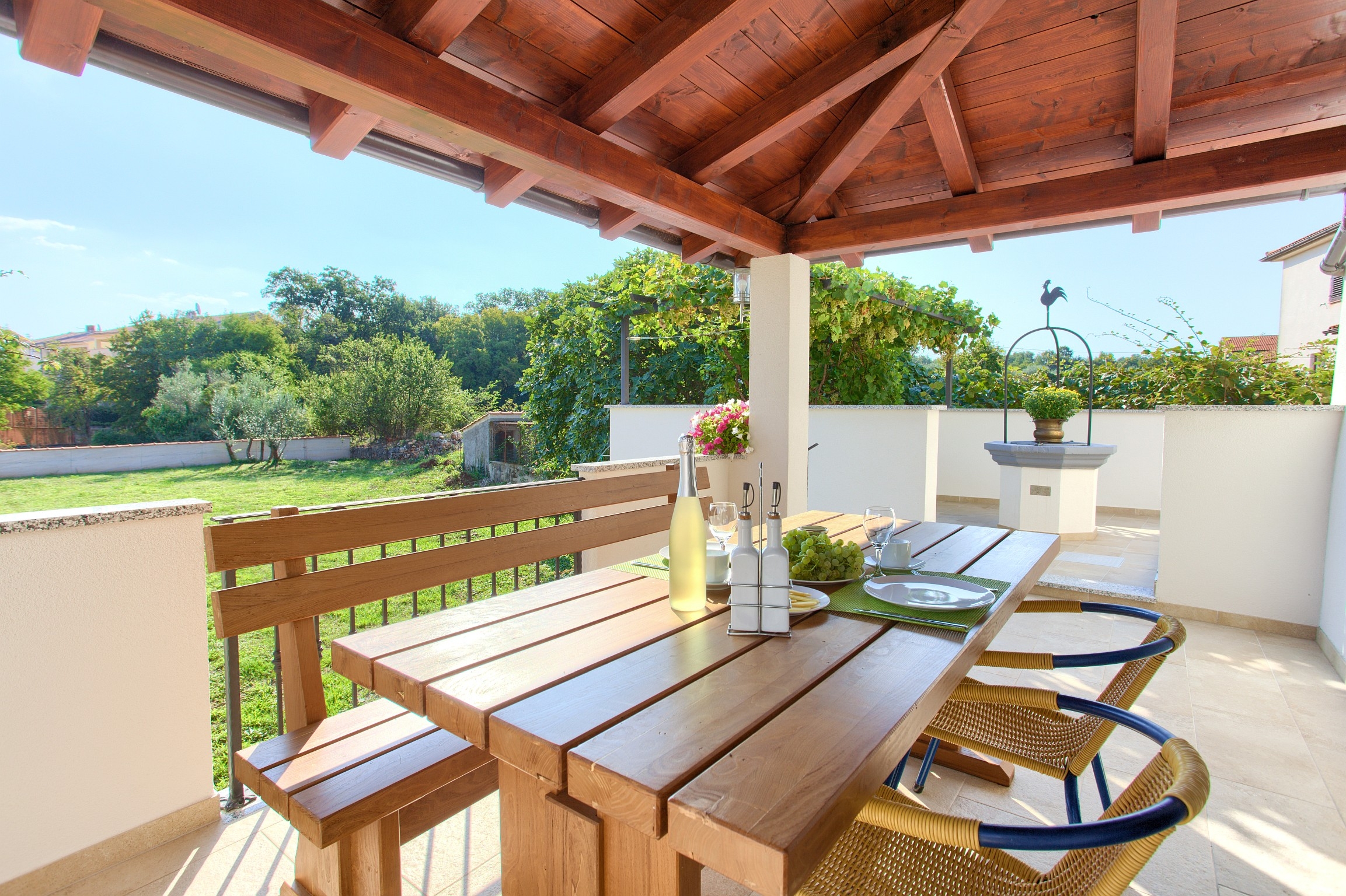Two bedroom house with terrace Vantačići, Krk  K