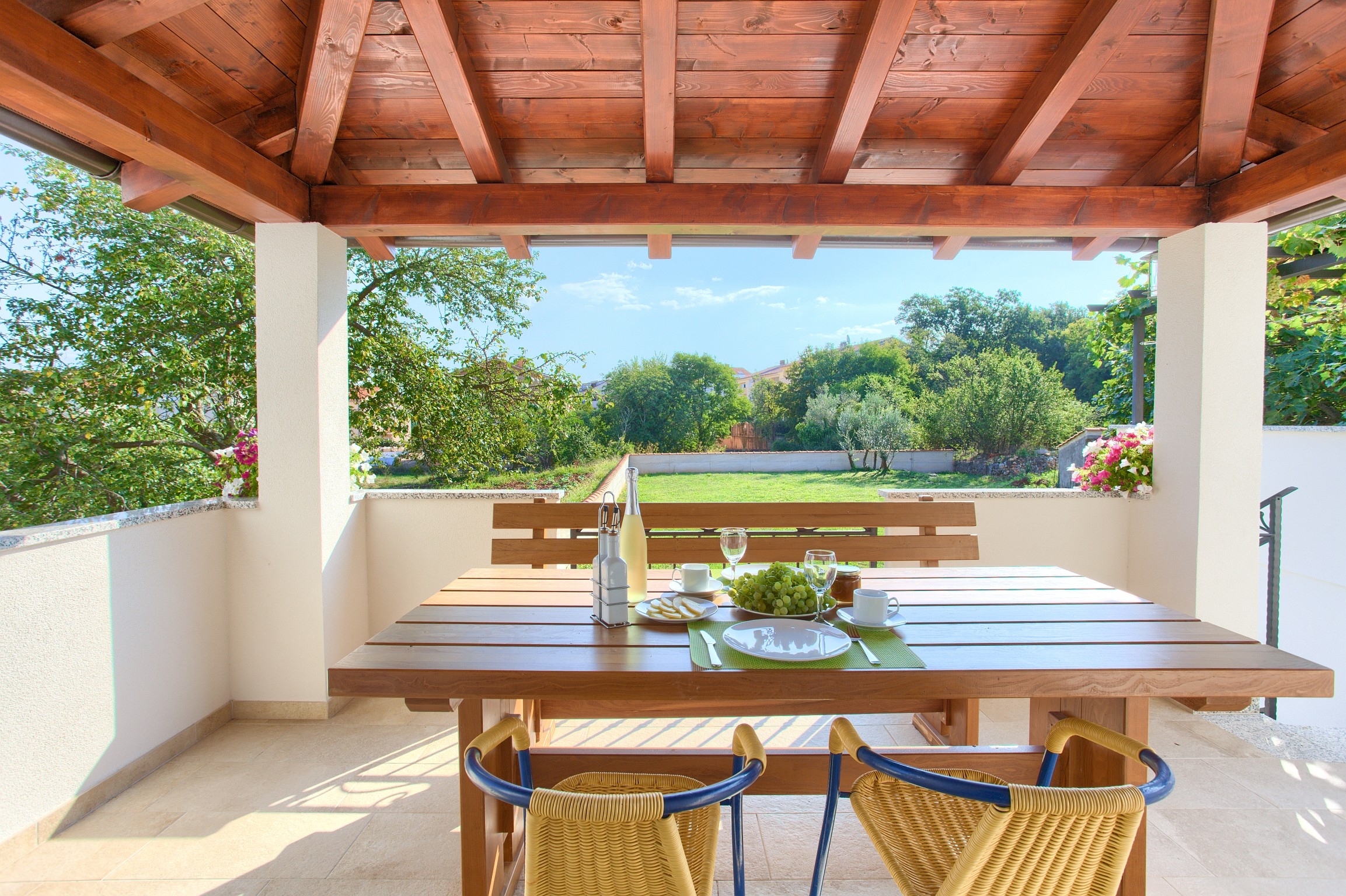 Two bedroom house with terrace Vantačići, Krk  K