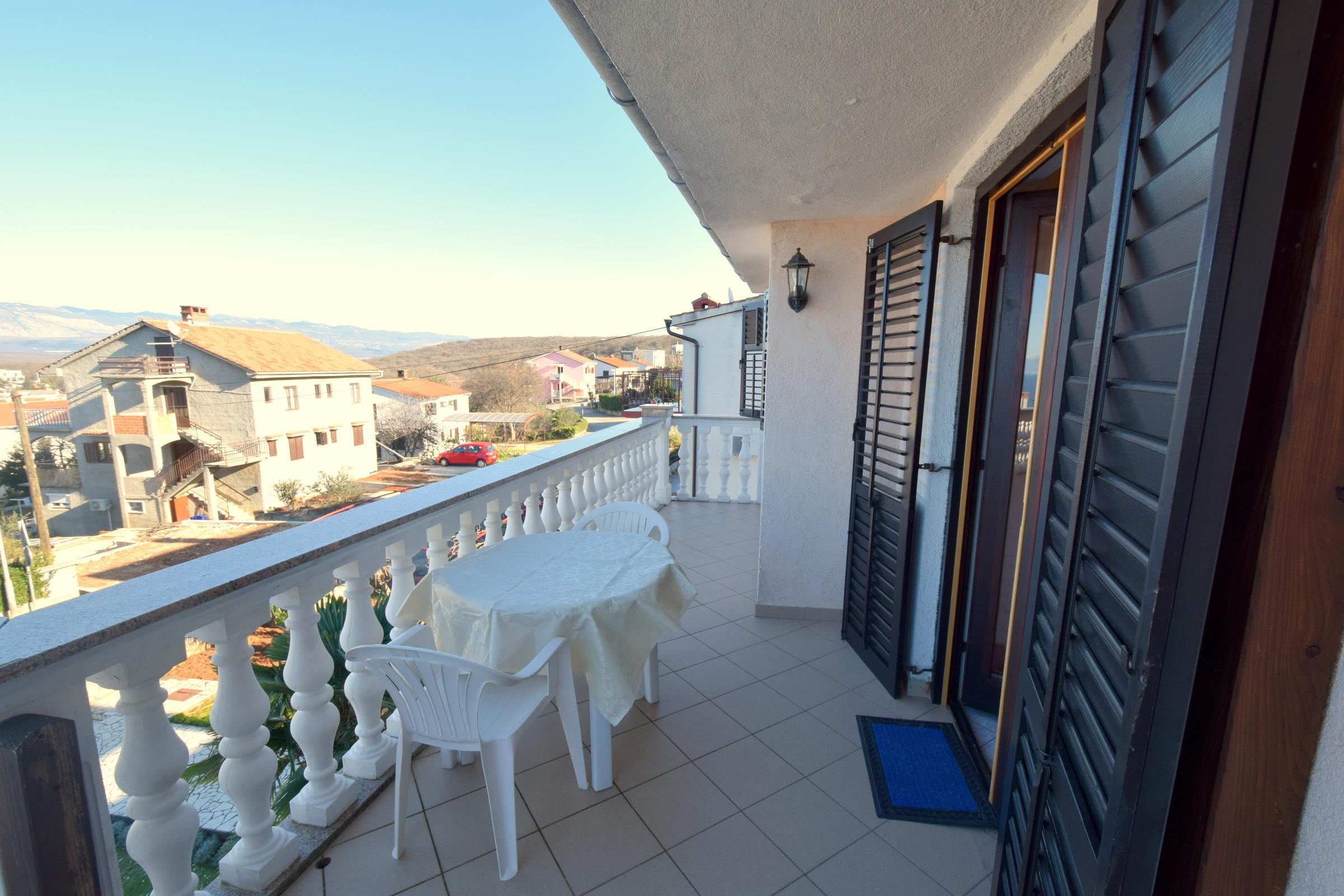One bedroom apartment with terrace and sea view Njivice, Krk (A-20462-a)