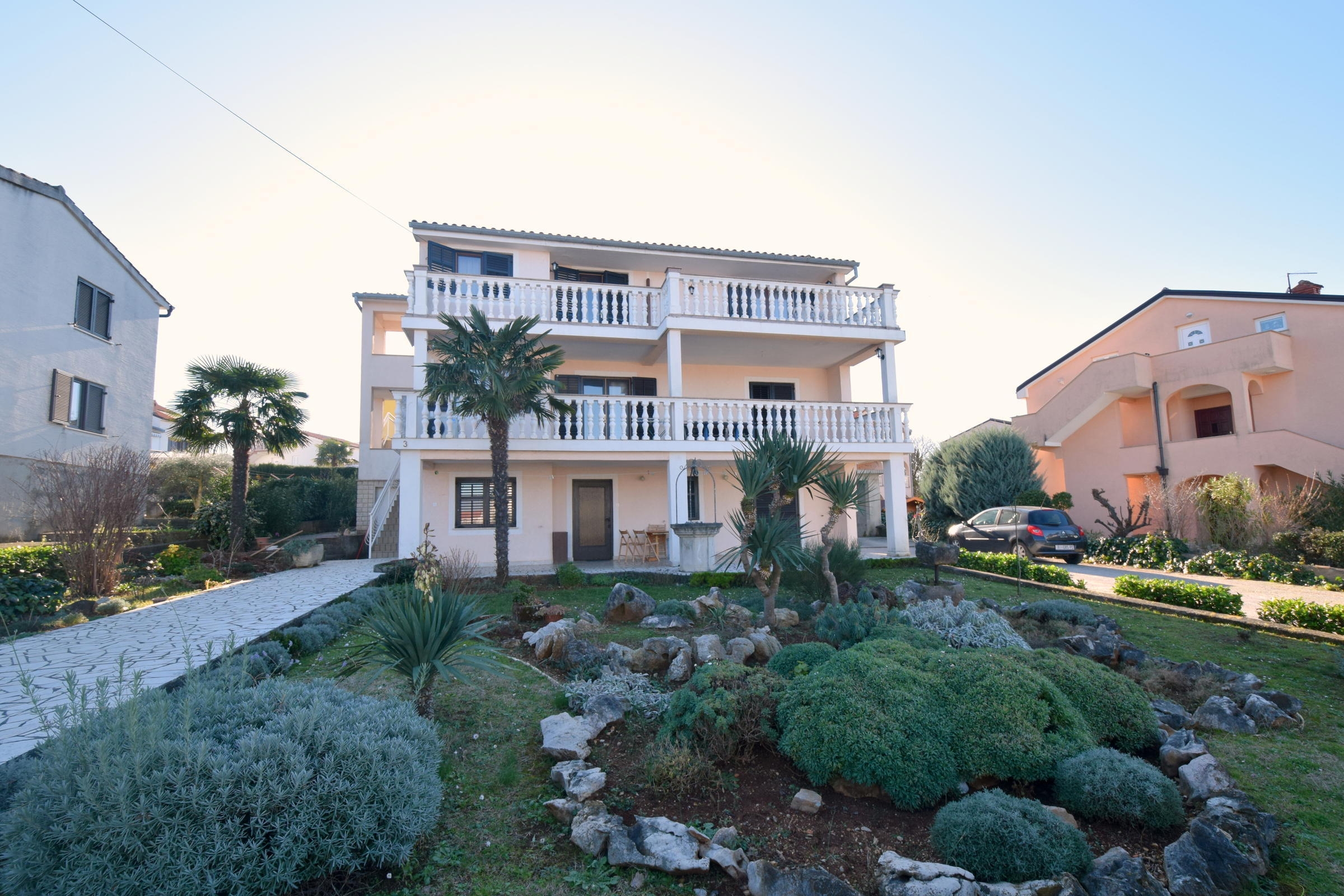 Two bedroom apartment with air-conditioning Njivice (Krk) (A-20462-b)