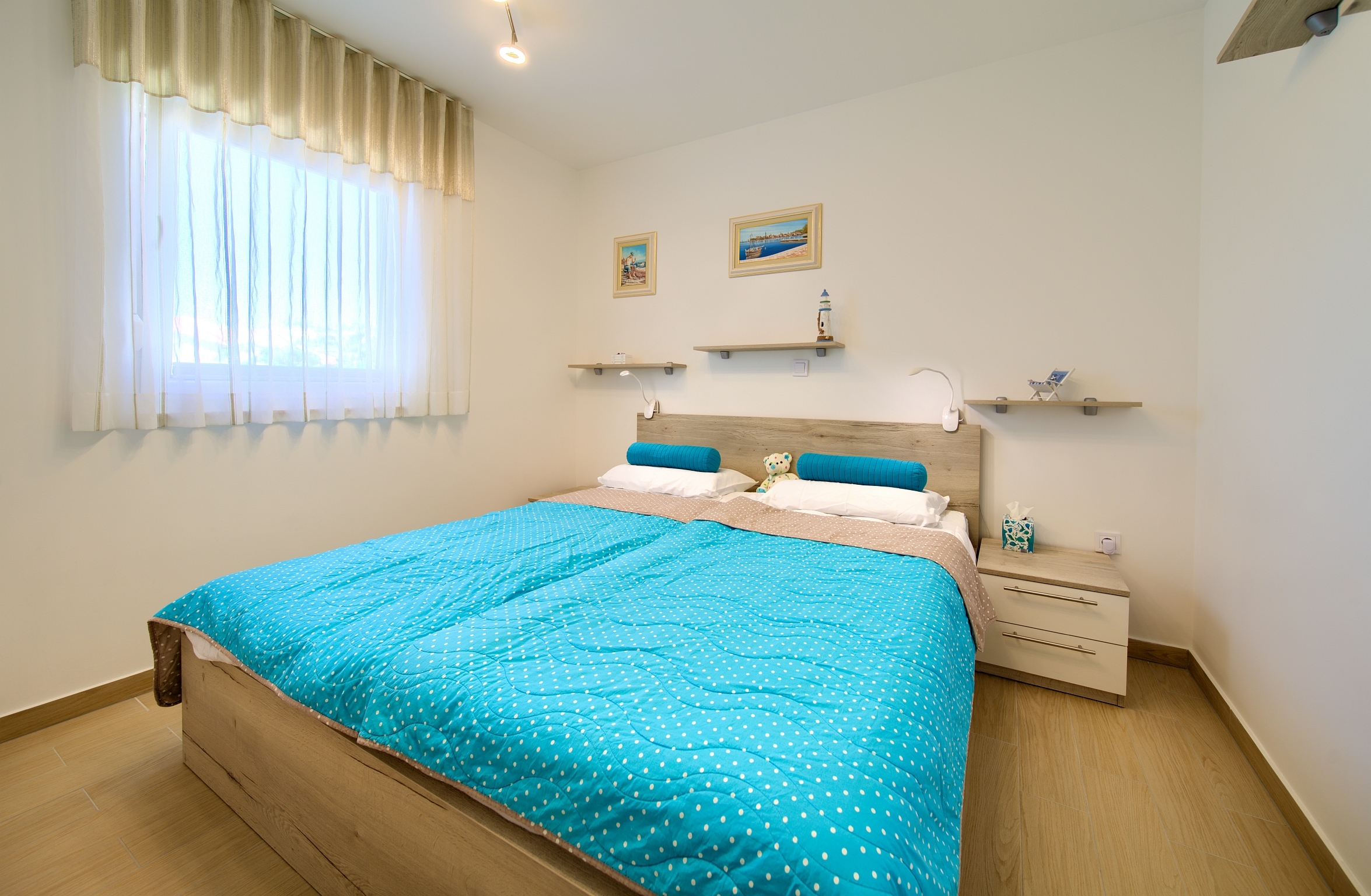 Two bedroom apartment with terrace and sea view Vantačići, Krk  A-a
