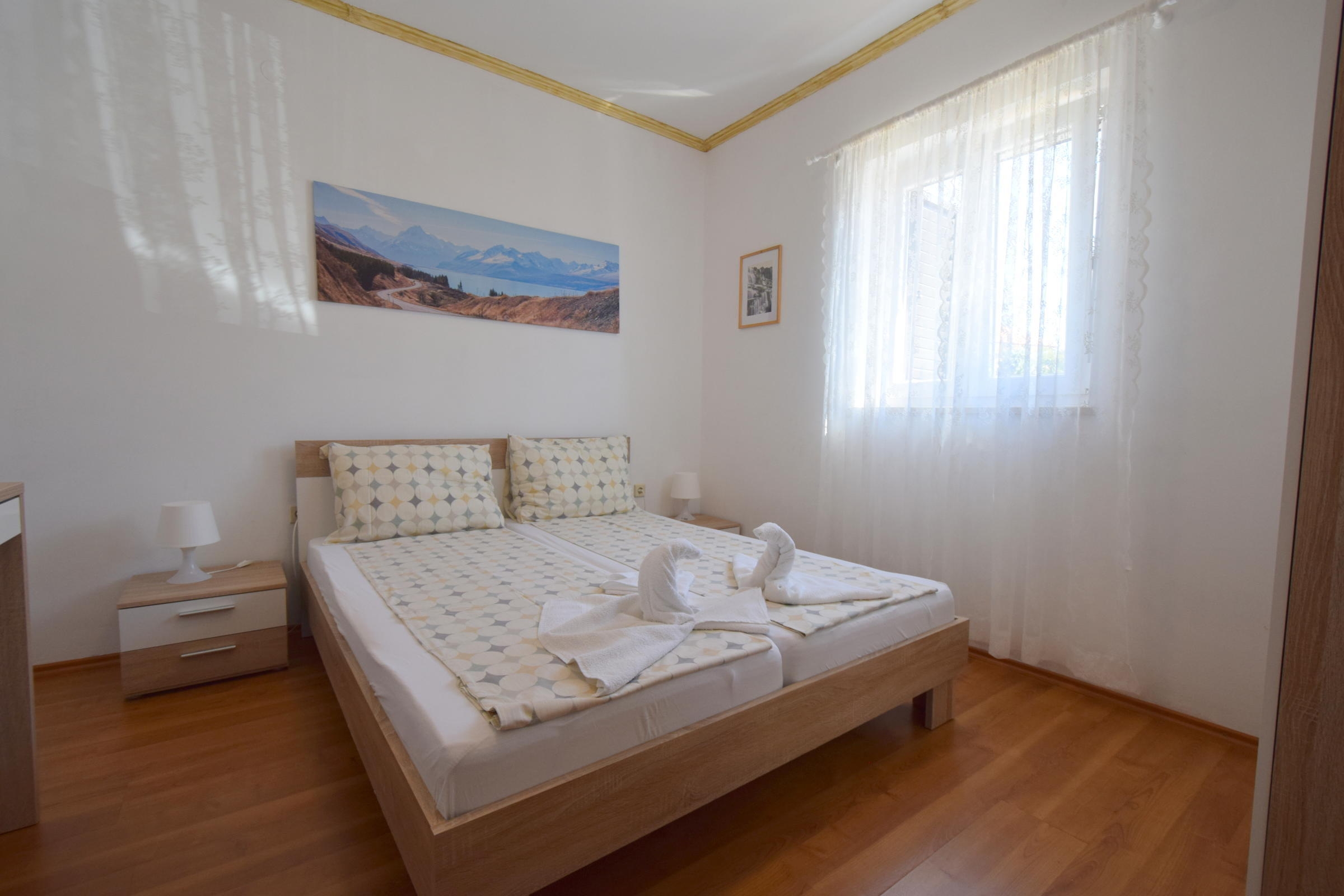 Three bedroom apartment with terrace and sea view Omišalj, Krk  A-a