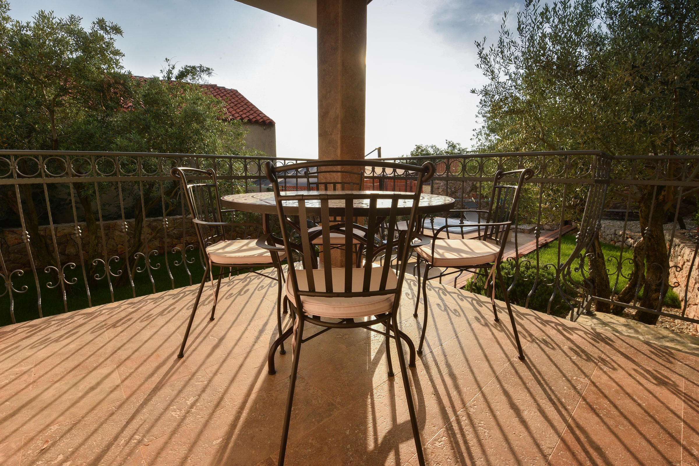 Two bedroom house with terrace Punat, Krk  K