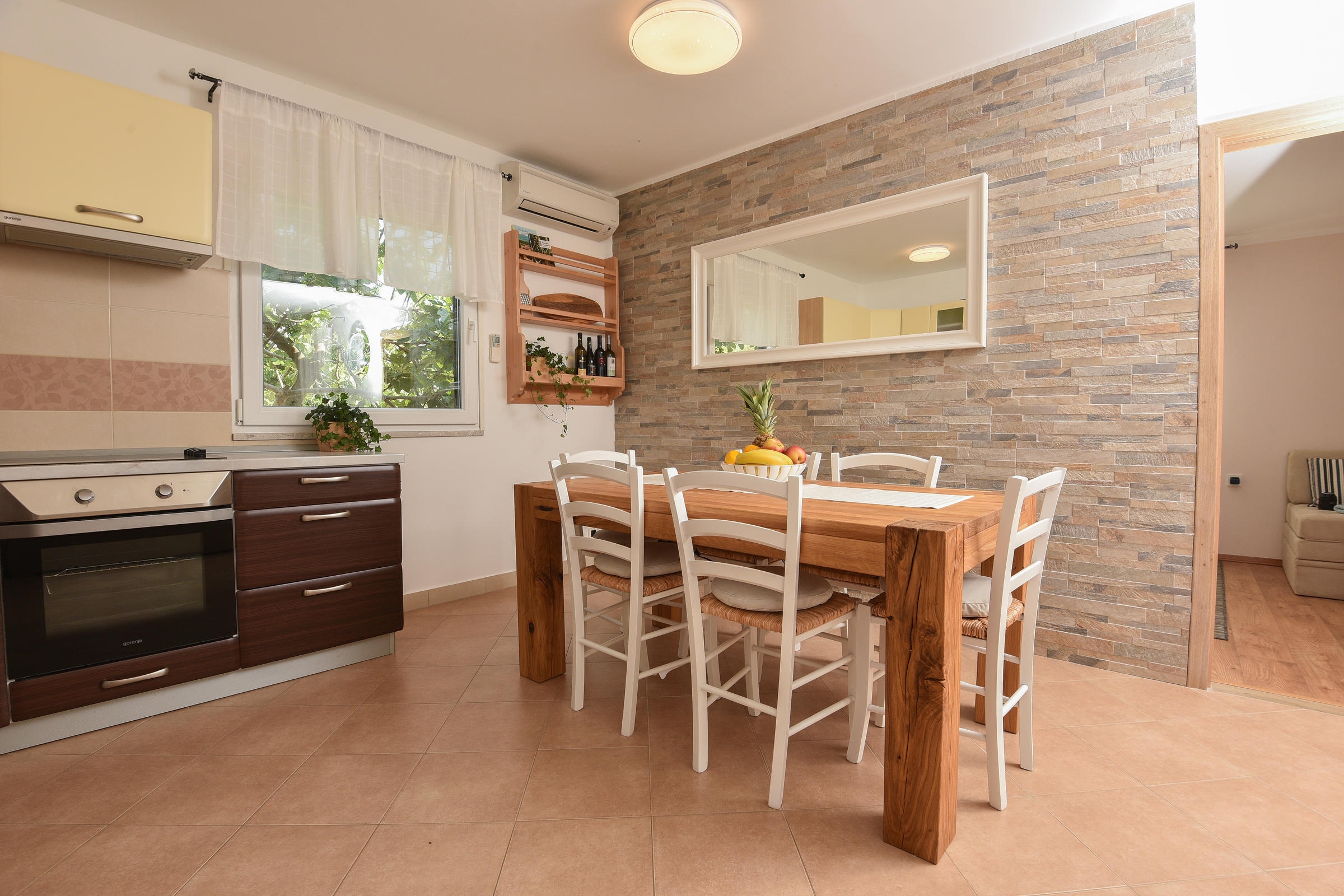 Two bedroom house with terrace Punat, Krk  K