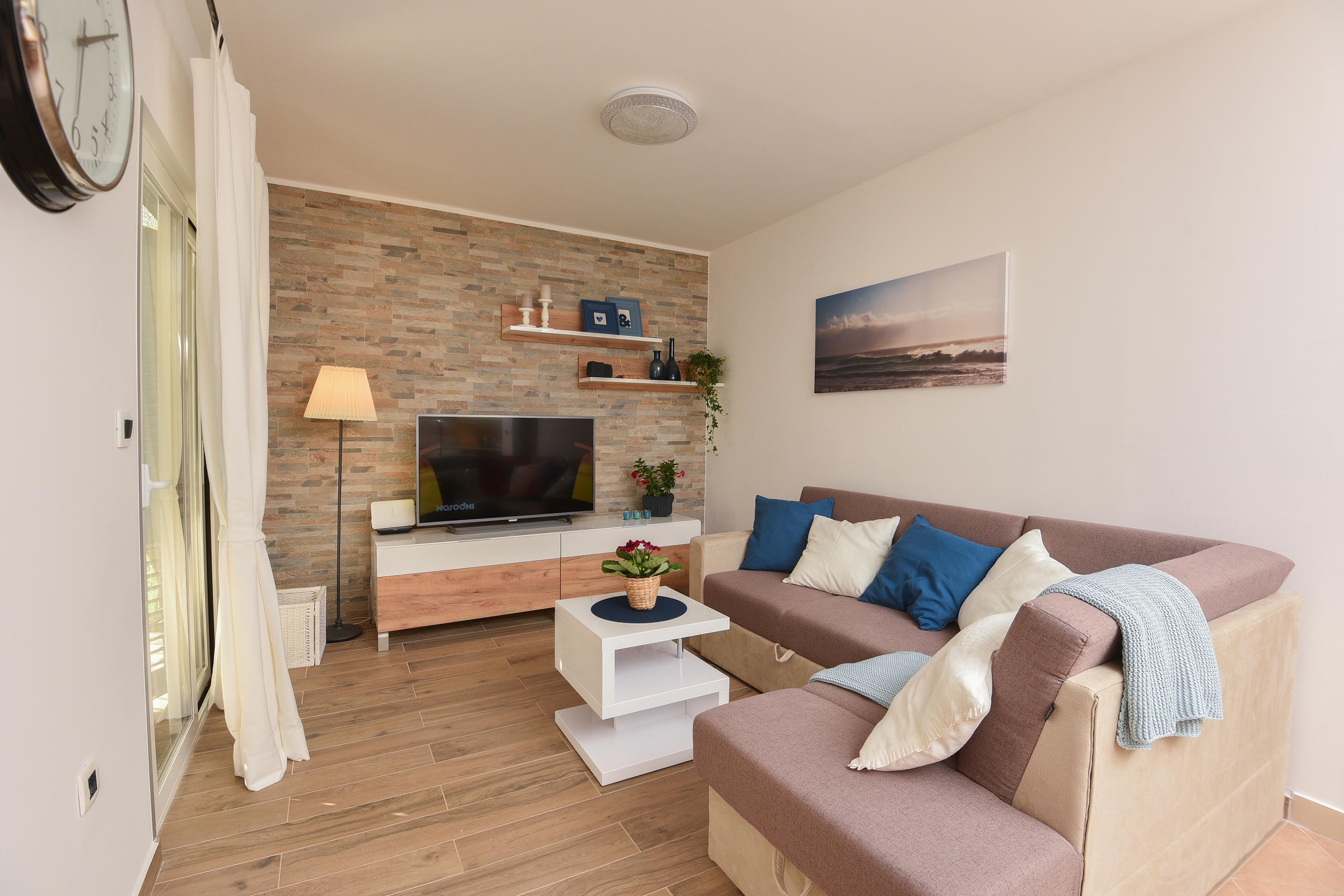 Two bedroom house with terrace Punat, Krk  K