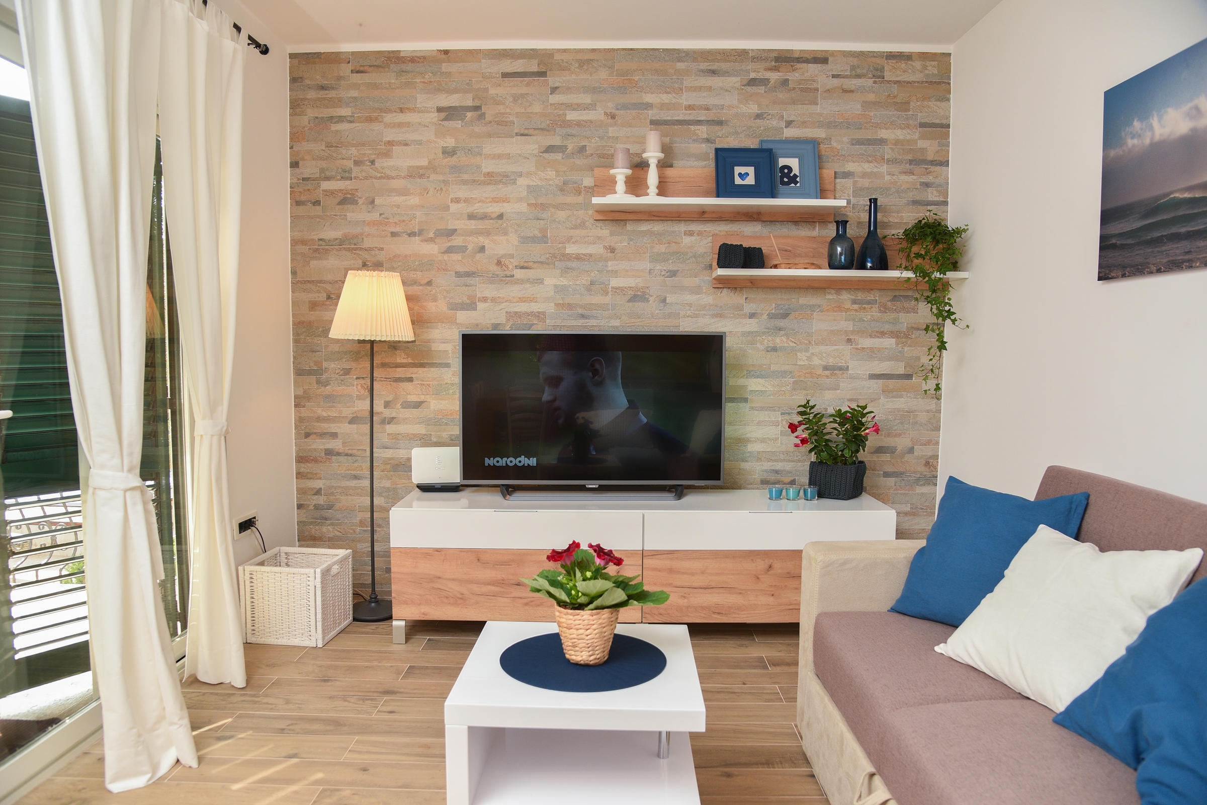 Two bedroom house with terrace Punat, Krk  K