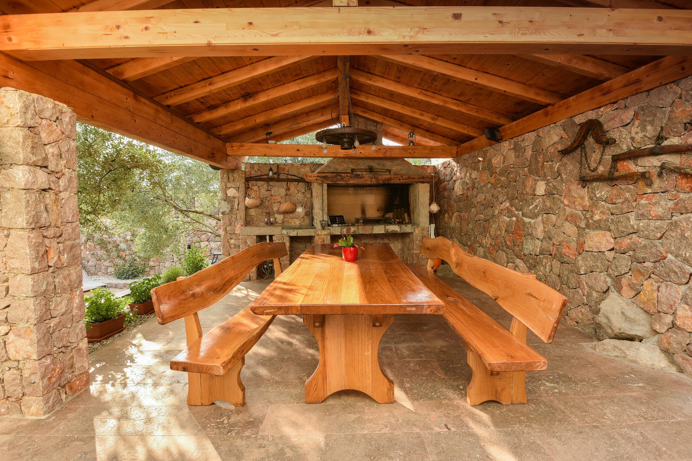 Two bedroom house with terrace Punat, Krk  K