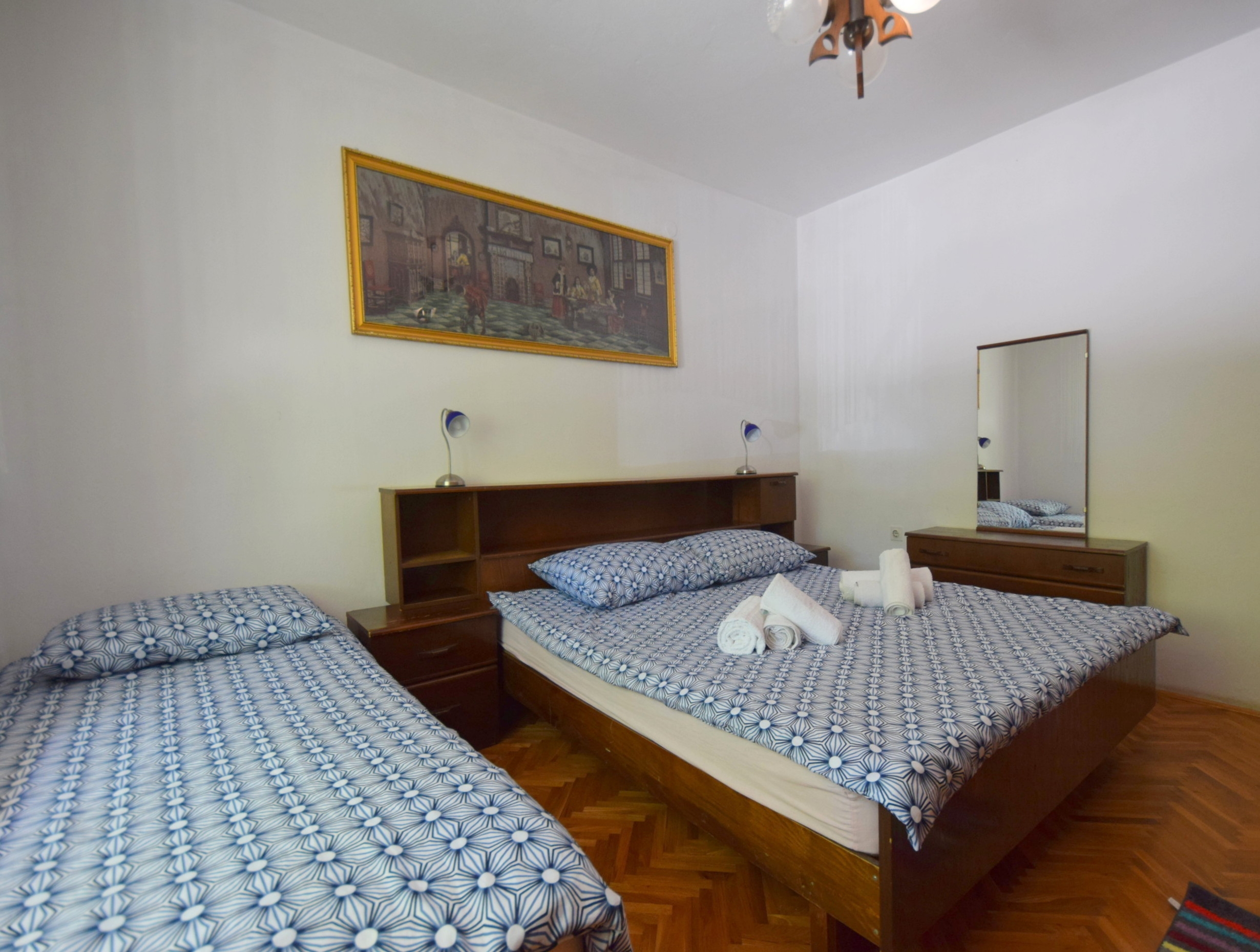 Three bedroom apartment with terrace Omišalj, Krk  A-a