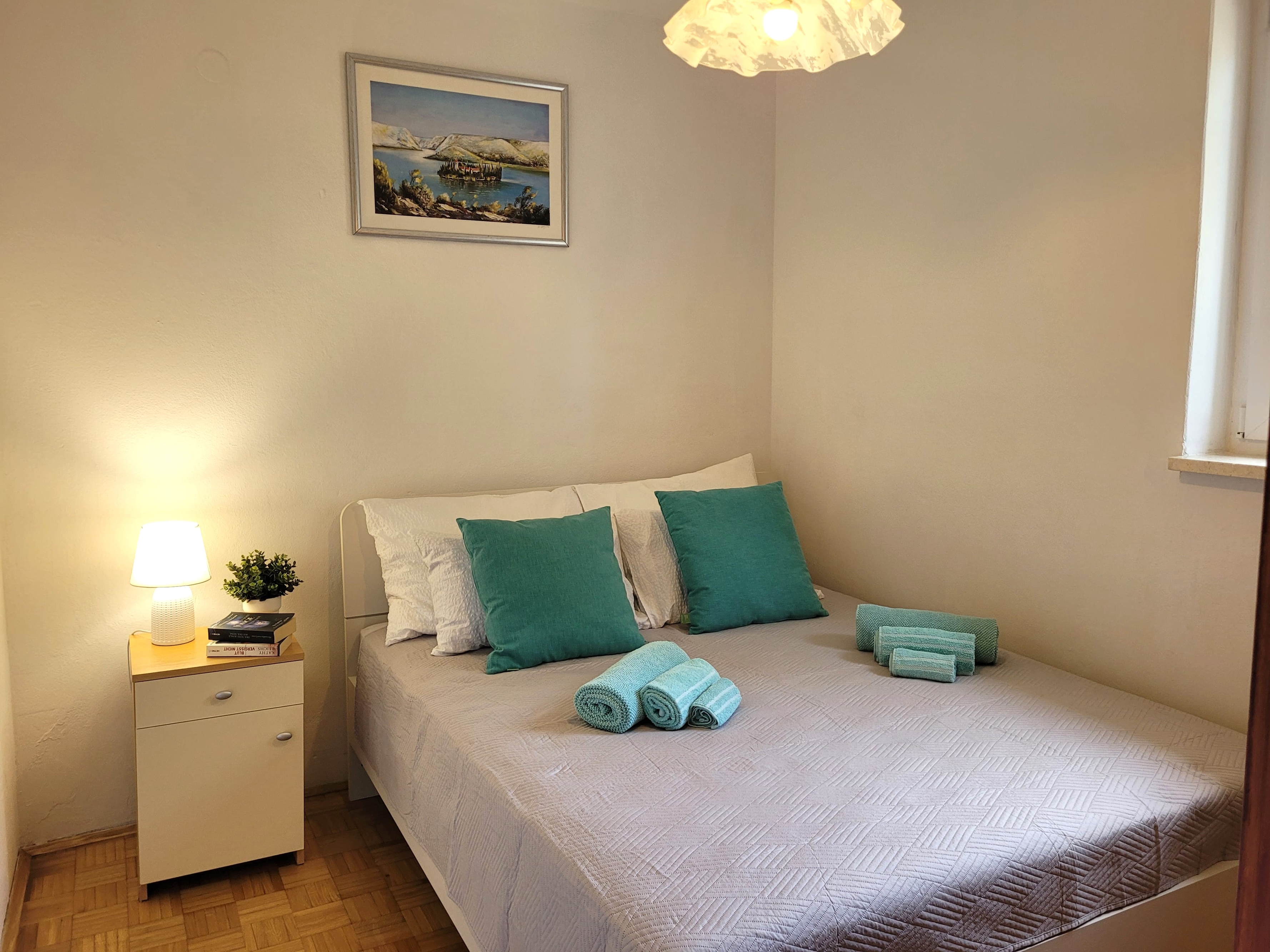 Studio flat with balcony Omišalj, Krk  AS-b