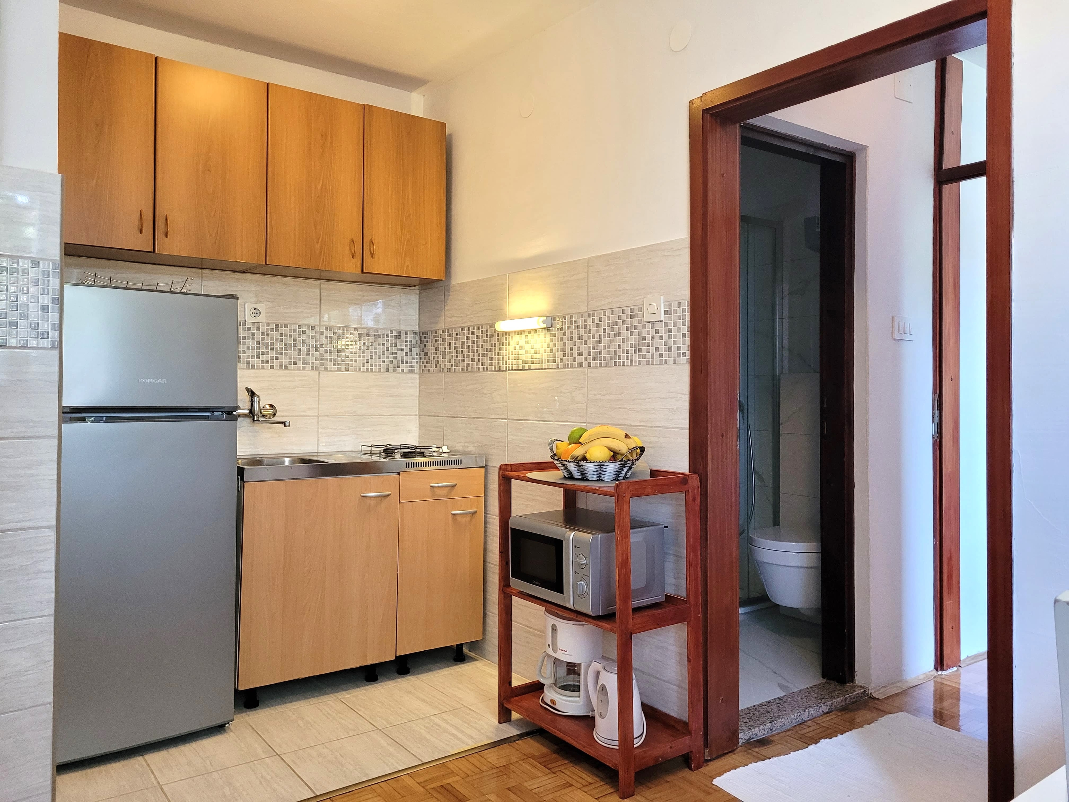 Studio flat with balcony Omišalj, Krk  AS-b
