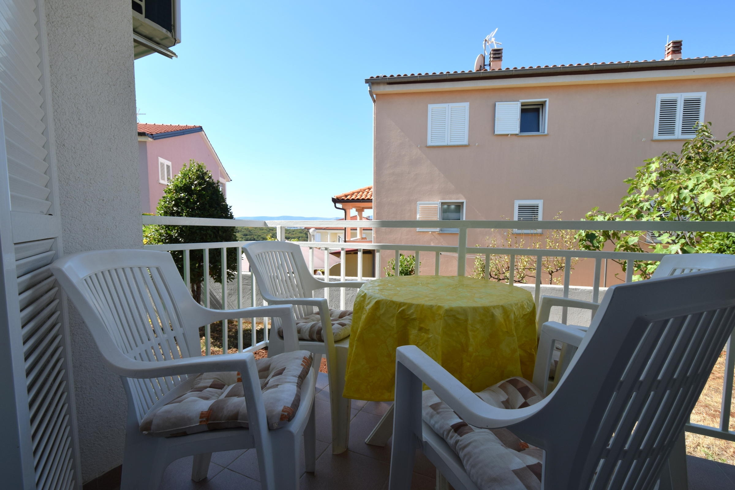 Two bedroom apartment with balcony Njivice, Krk  A-b