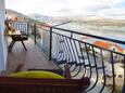 Mastrinka, Balcon dans l’hébergement en type apartment, avec la vue sur la mer et WiFi.