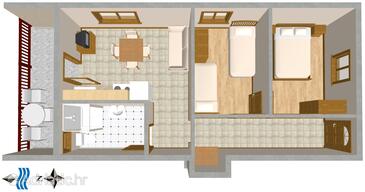 Plan Mastrinka, Plan in the apartment, WIFI.