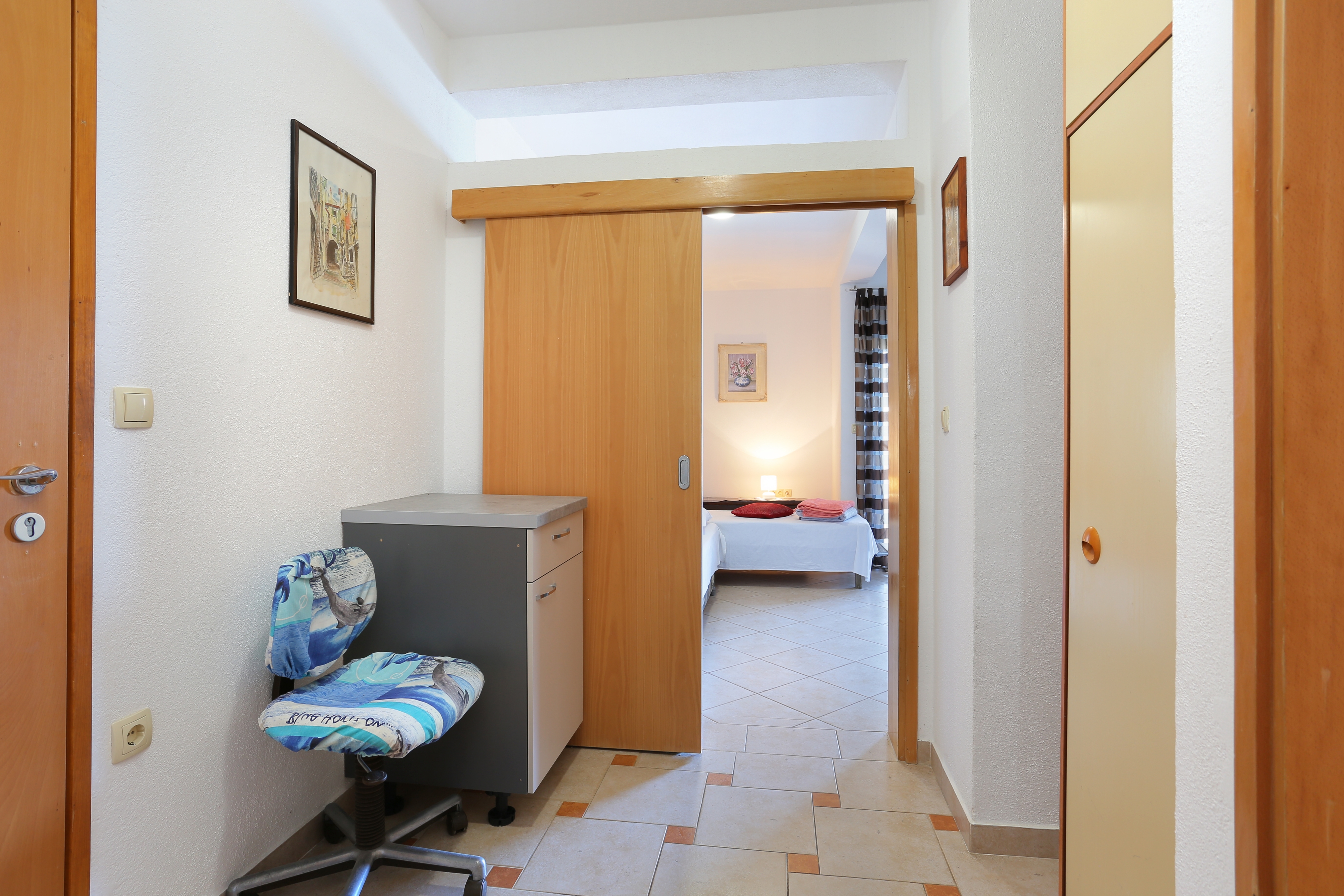 One bedroom apartment with terrace and sea view Balića Rat, Omiš  A-a