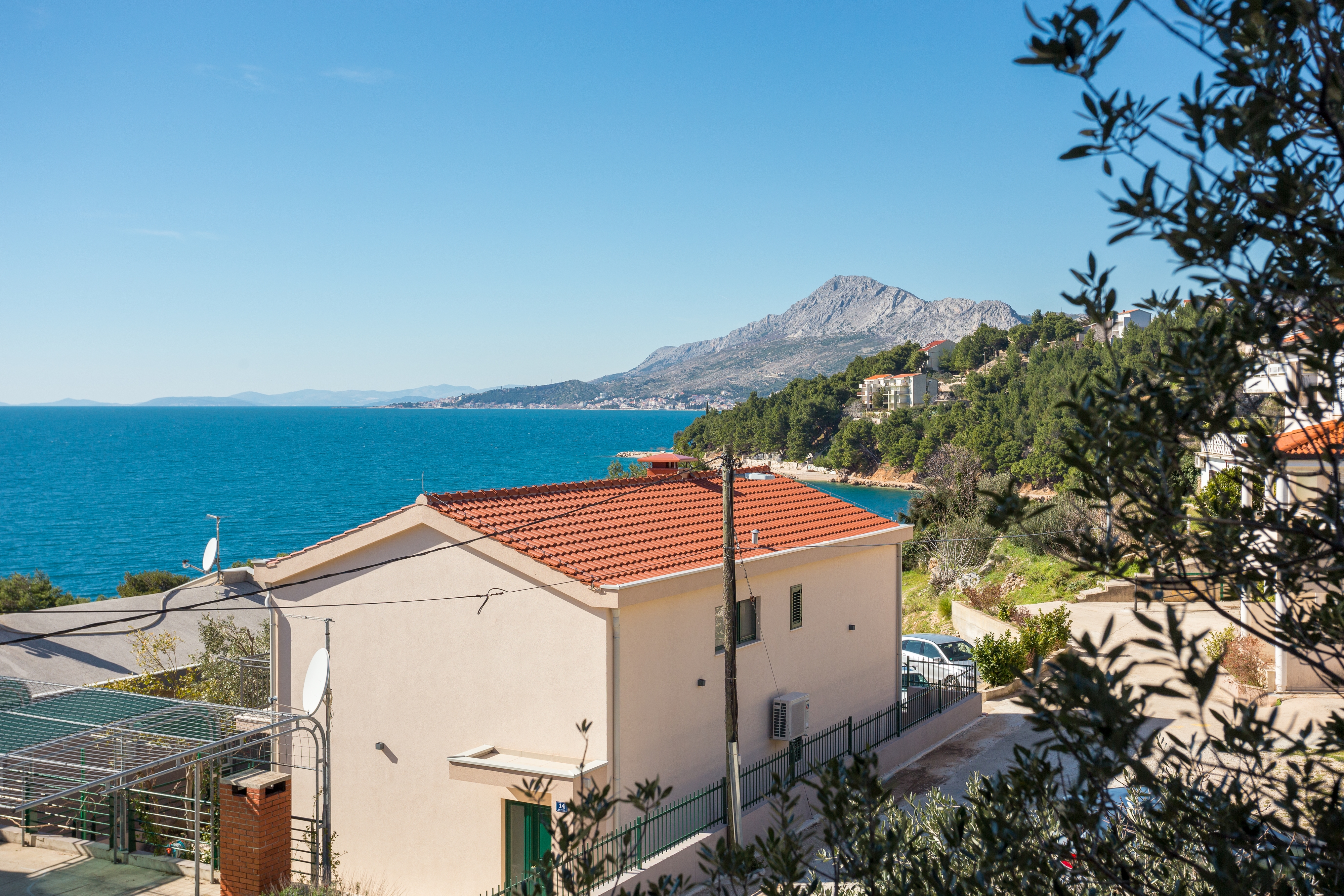 One bedroom apartment with terrace and sea view Balića Rat, Omiš  A-a