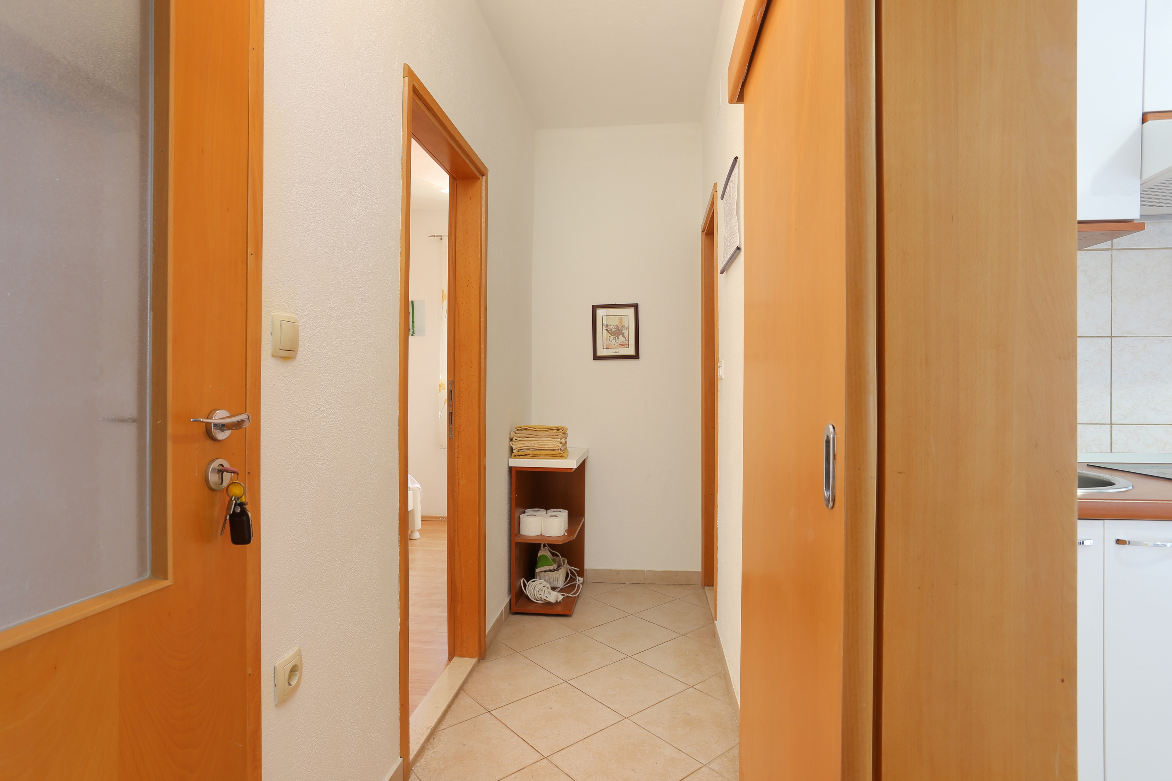 One bedroom apartment with terrace and sea view Balića Rat, Omiš  A-b