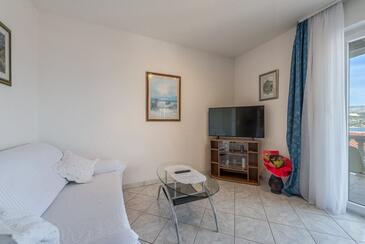 Mastrinka, Obývací pokoj v ubytování typu apartment, s klimatizací a WiFi.