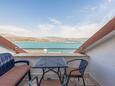 Mastrinka, Balcon dans l’hébergement en type apartment, avec la vue sur la mer et WiFi.