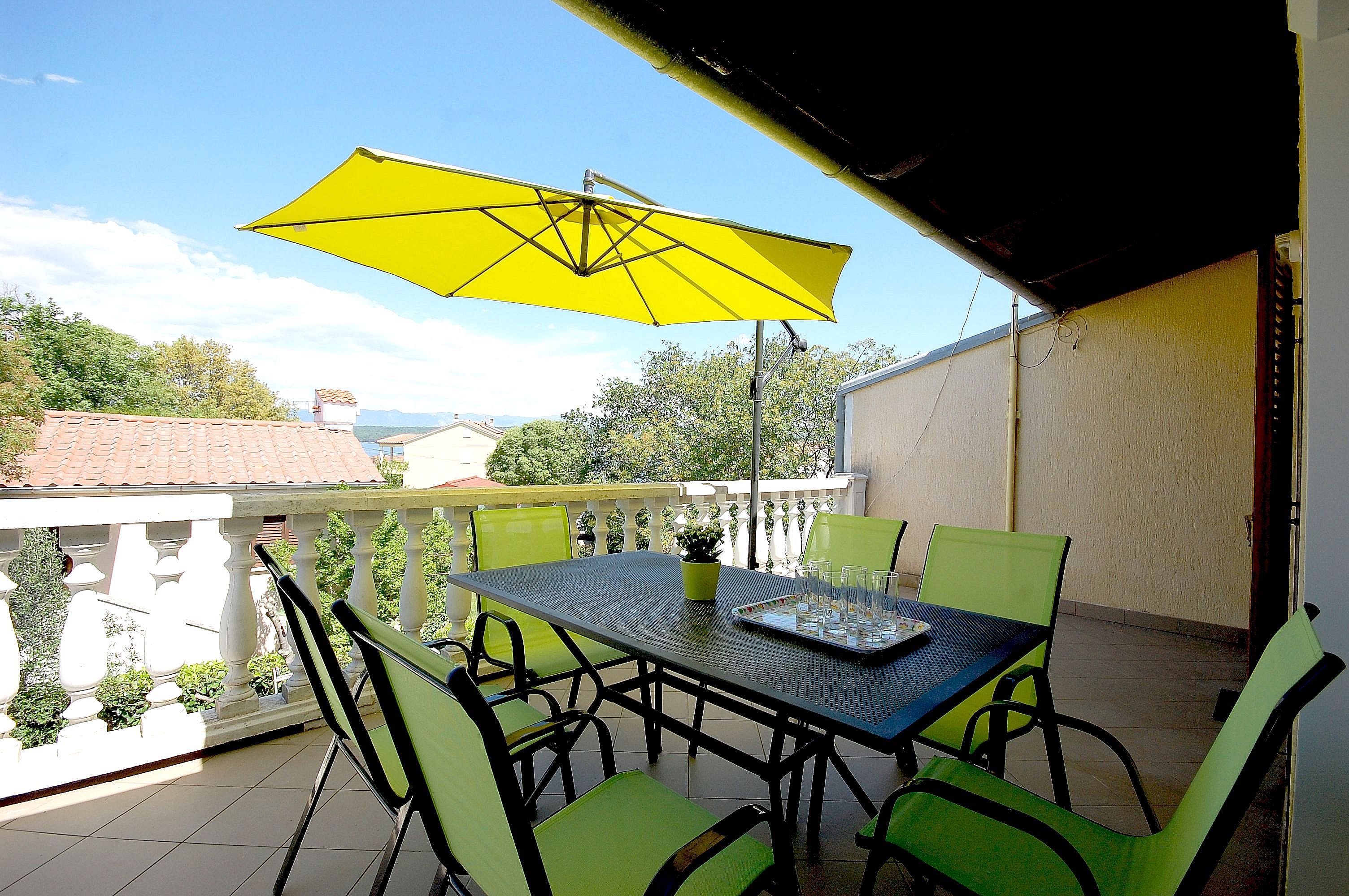 Two bedroom apartment with terrace Vantačići, Krk  A-a