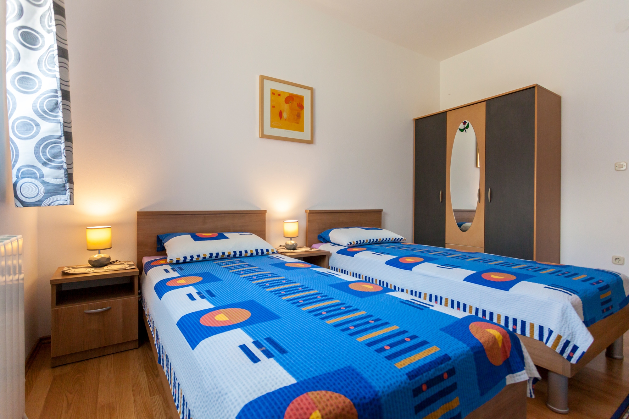 Two bedroom apartment with terrace Njivice, Krk  A-c