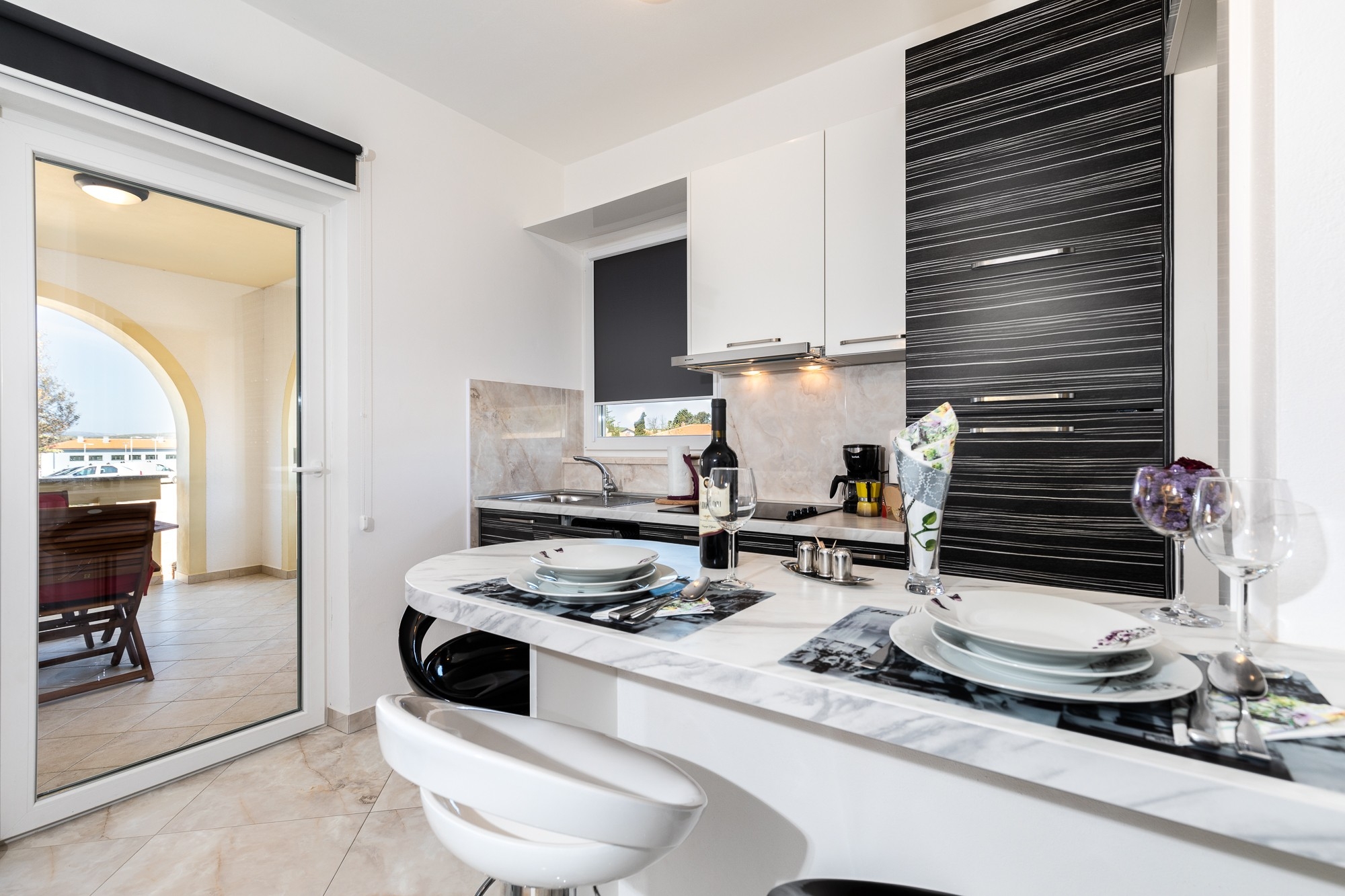 One bedroom apartment with terrace Punat, Krk (A-20553-a)