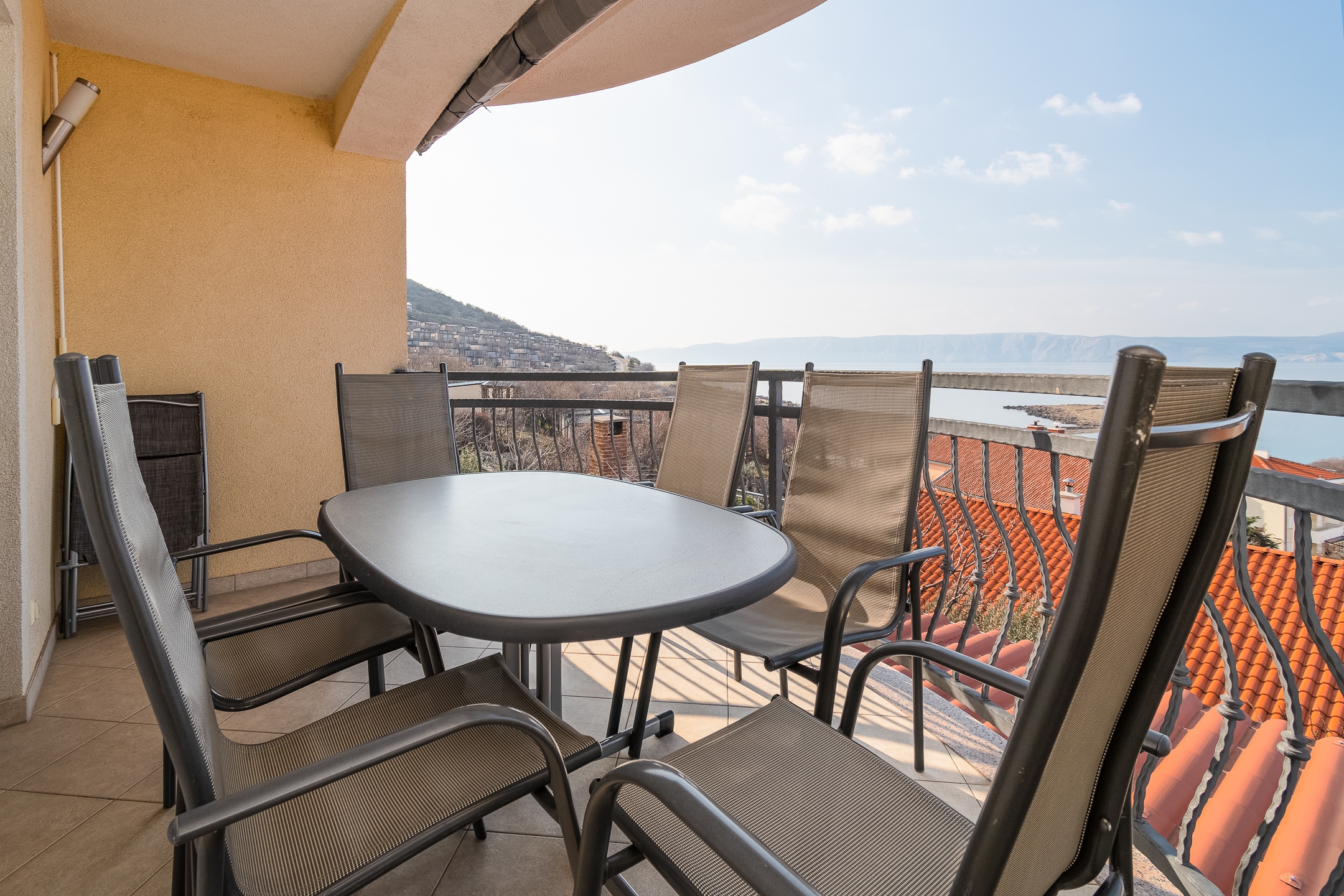 Studio apartman s balkonom i pogledom na more Klenovica, Novi Vinodolski  AS-a