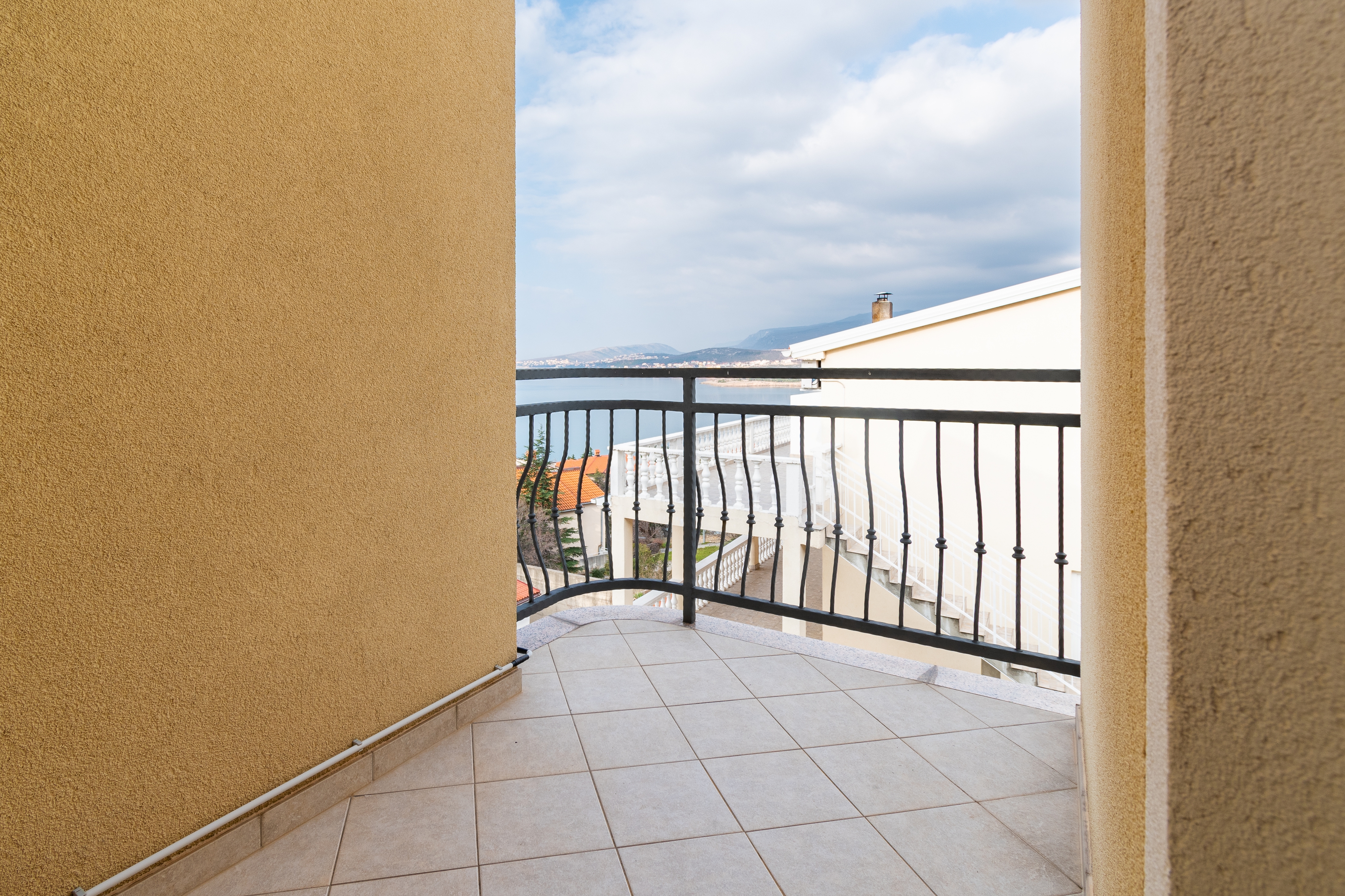 Two bedroom apartment with terrace and sea view Klenovica, Novi Vinodolski  A-b