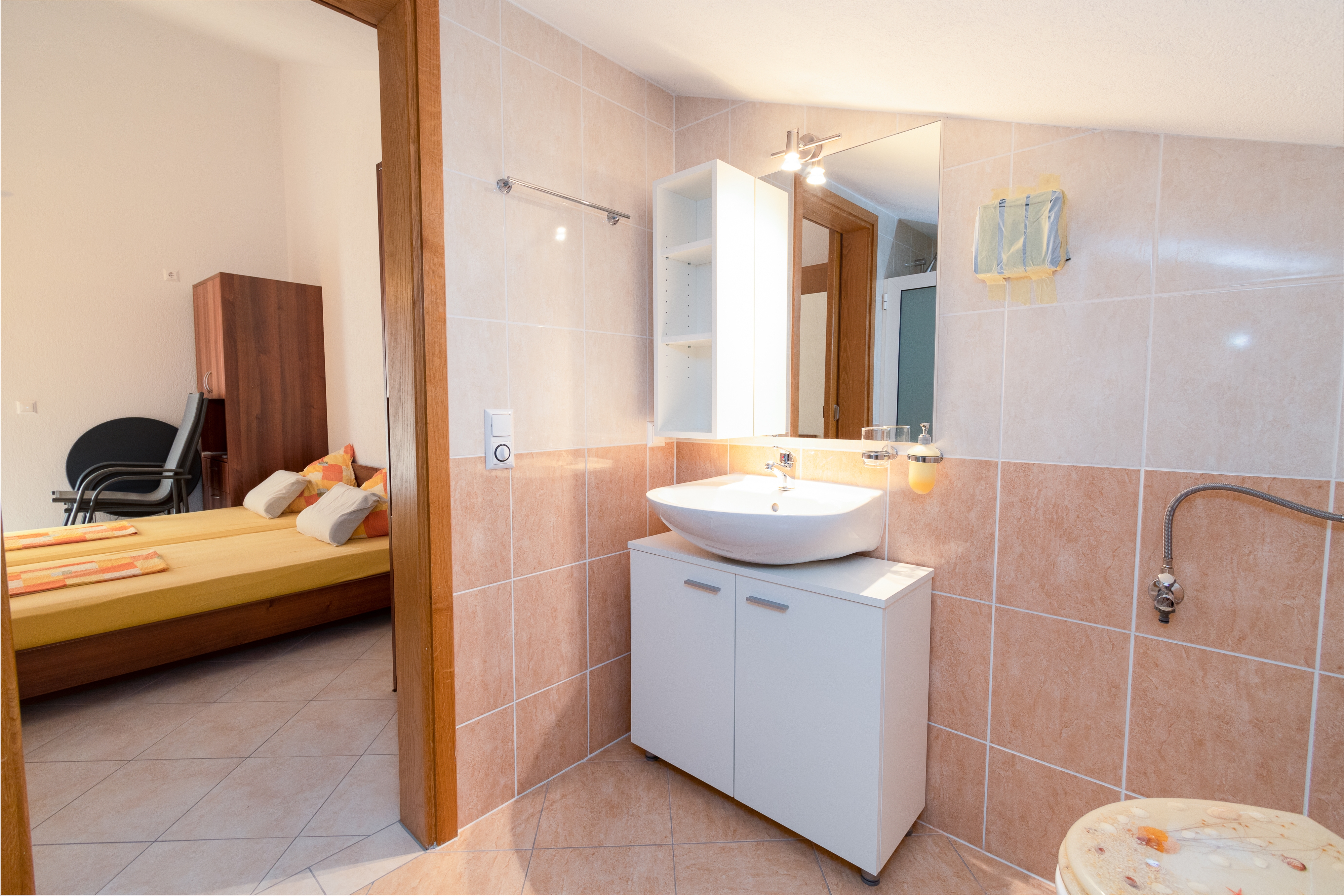 Two bedroom apartment with terrace and sea view Klenovica, Novi Vinodolski  A-b