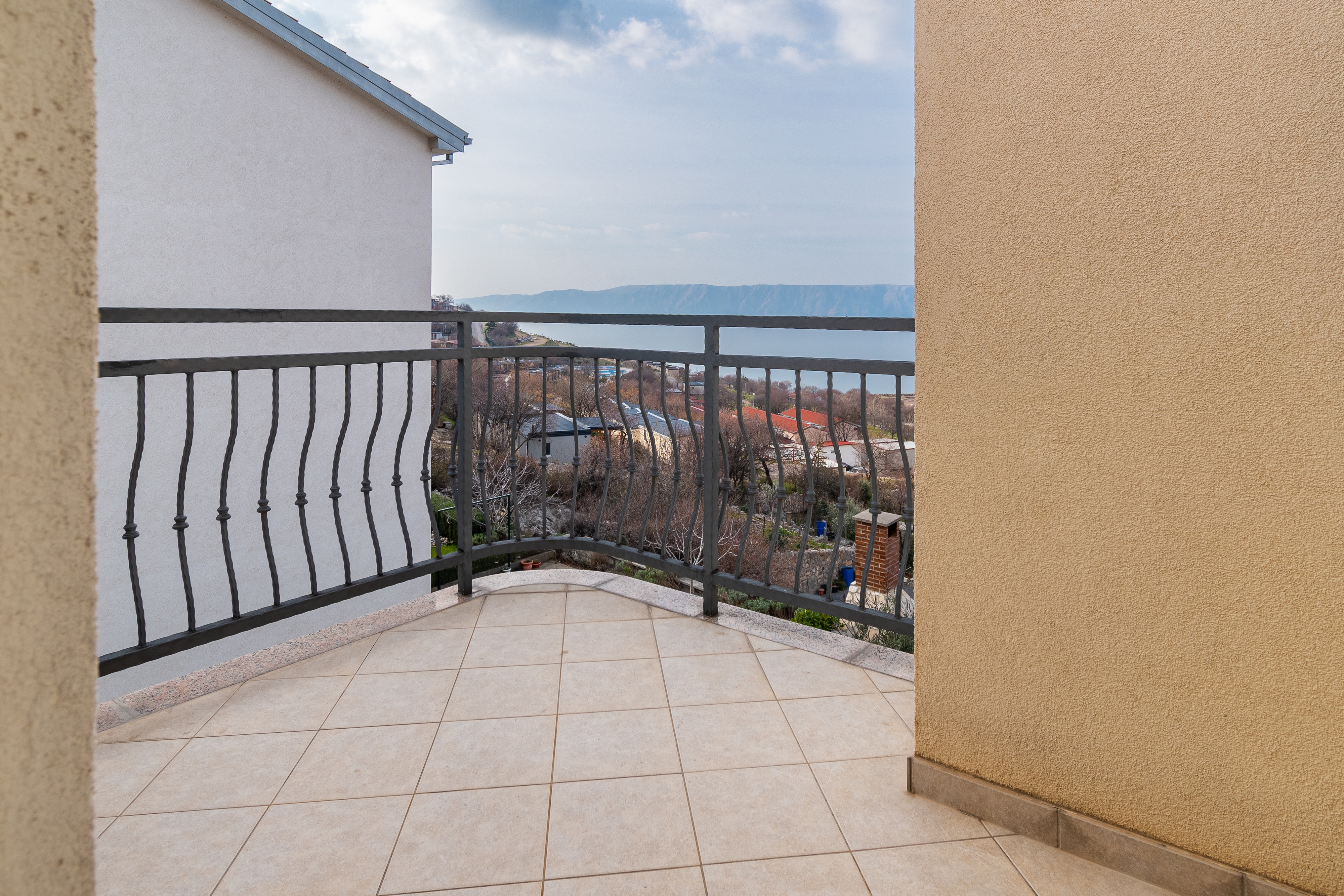 Studio flat with balcony and sea view Klenovica, Novi Vinodolski  AS-a