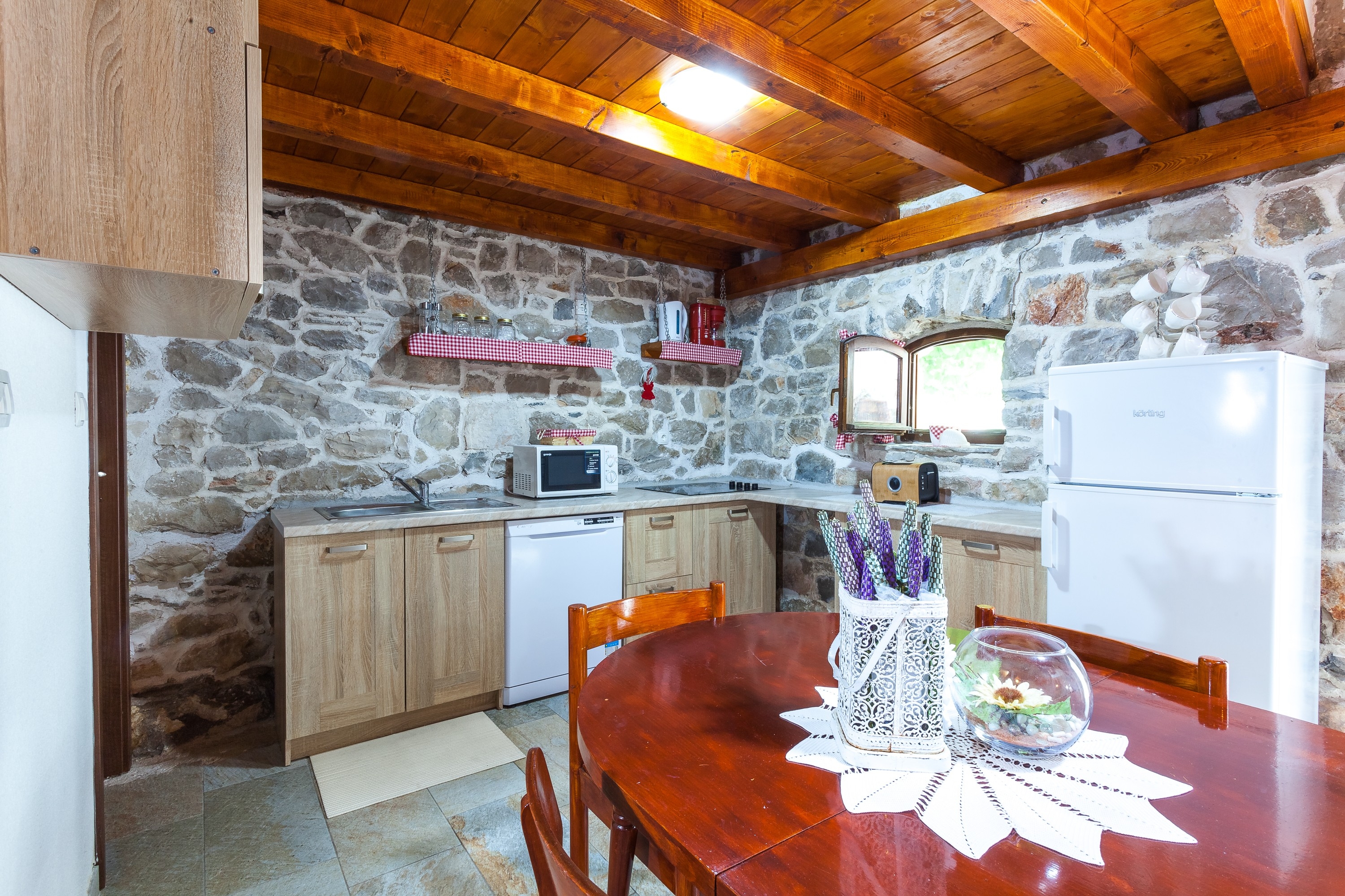 Two bedroom apartment with terrace and sea view Orebić, Pelješac  A-b