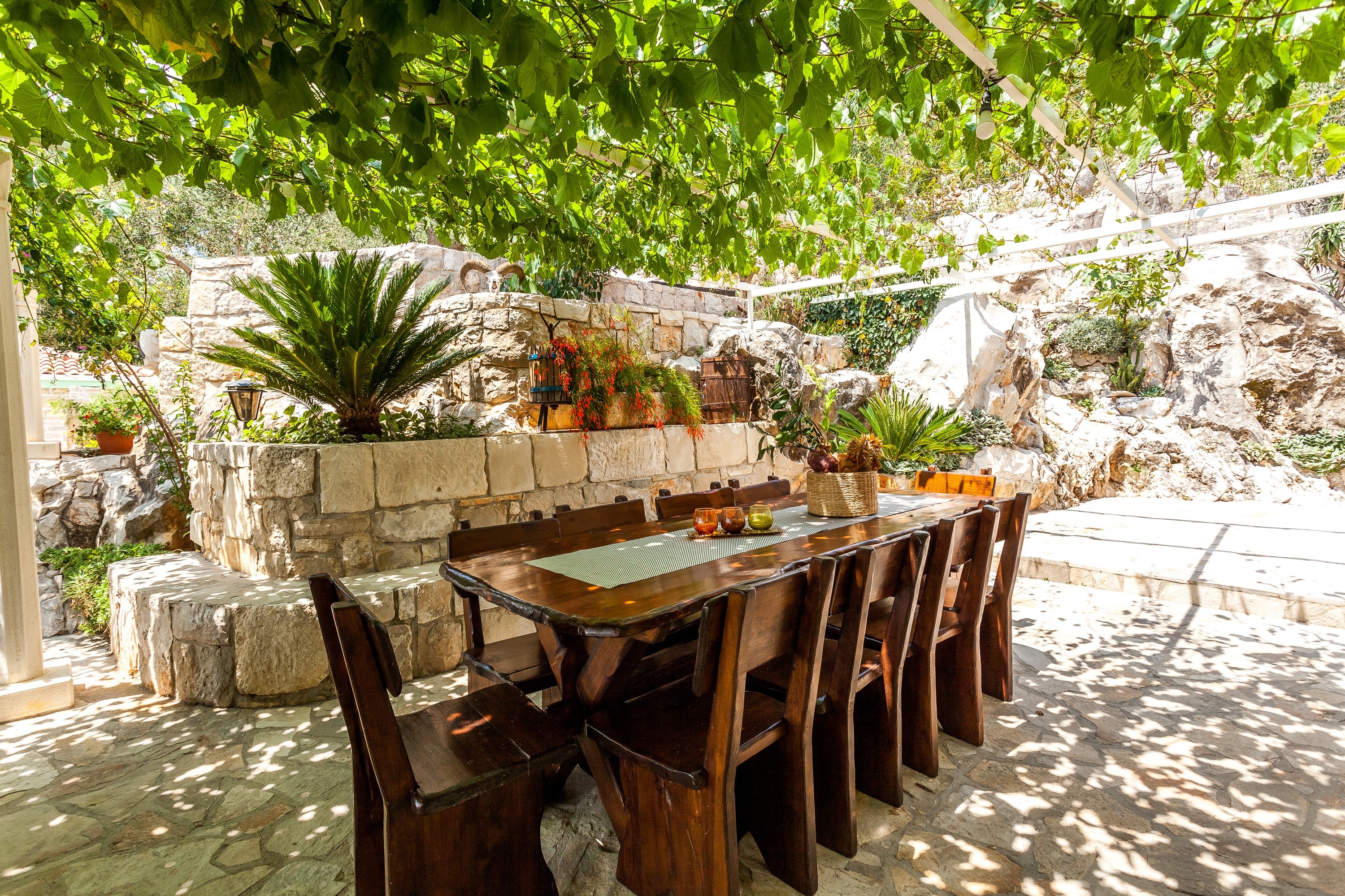 Two bedroom apartment with terrace and sea view Orebić, Pelješac  A-b