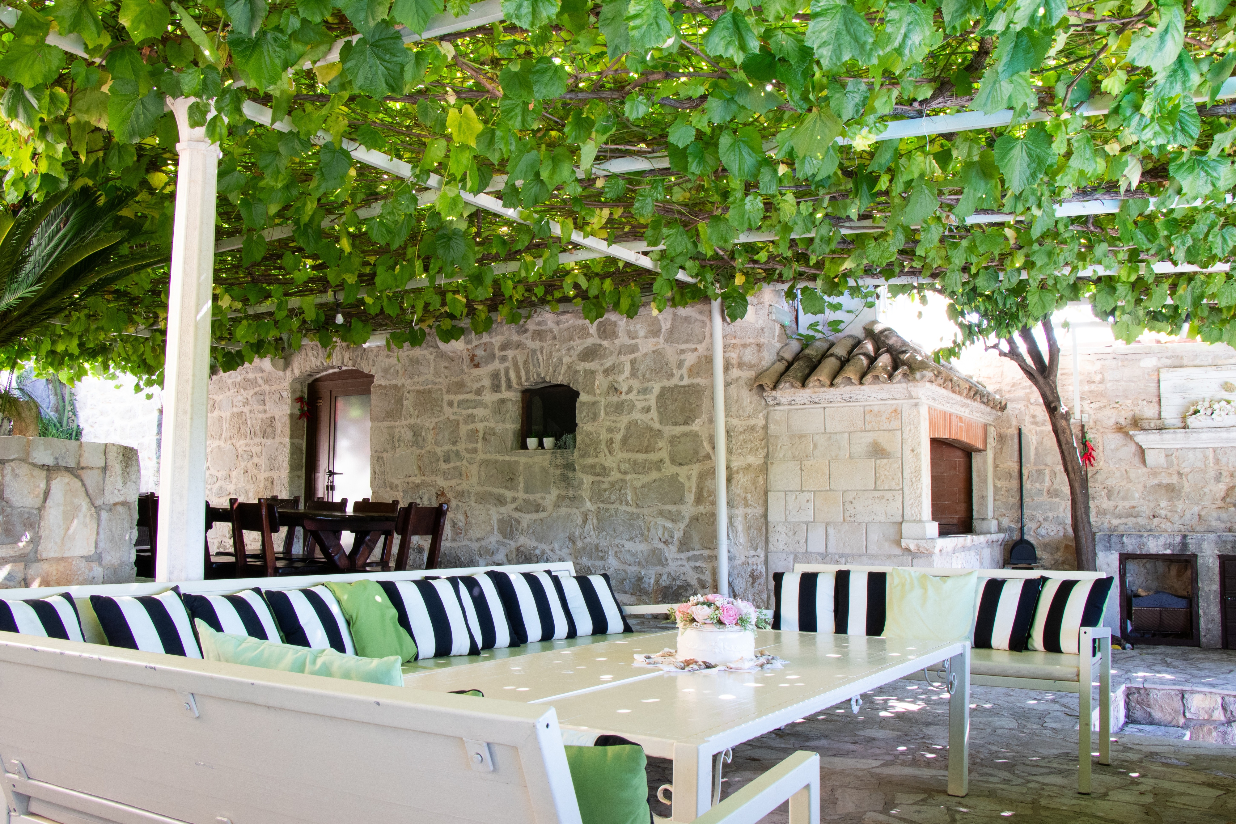Two bedroom apartment with terrace and sea view Orebić, Pelješac  A-b