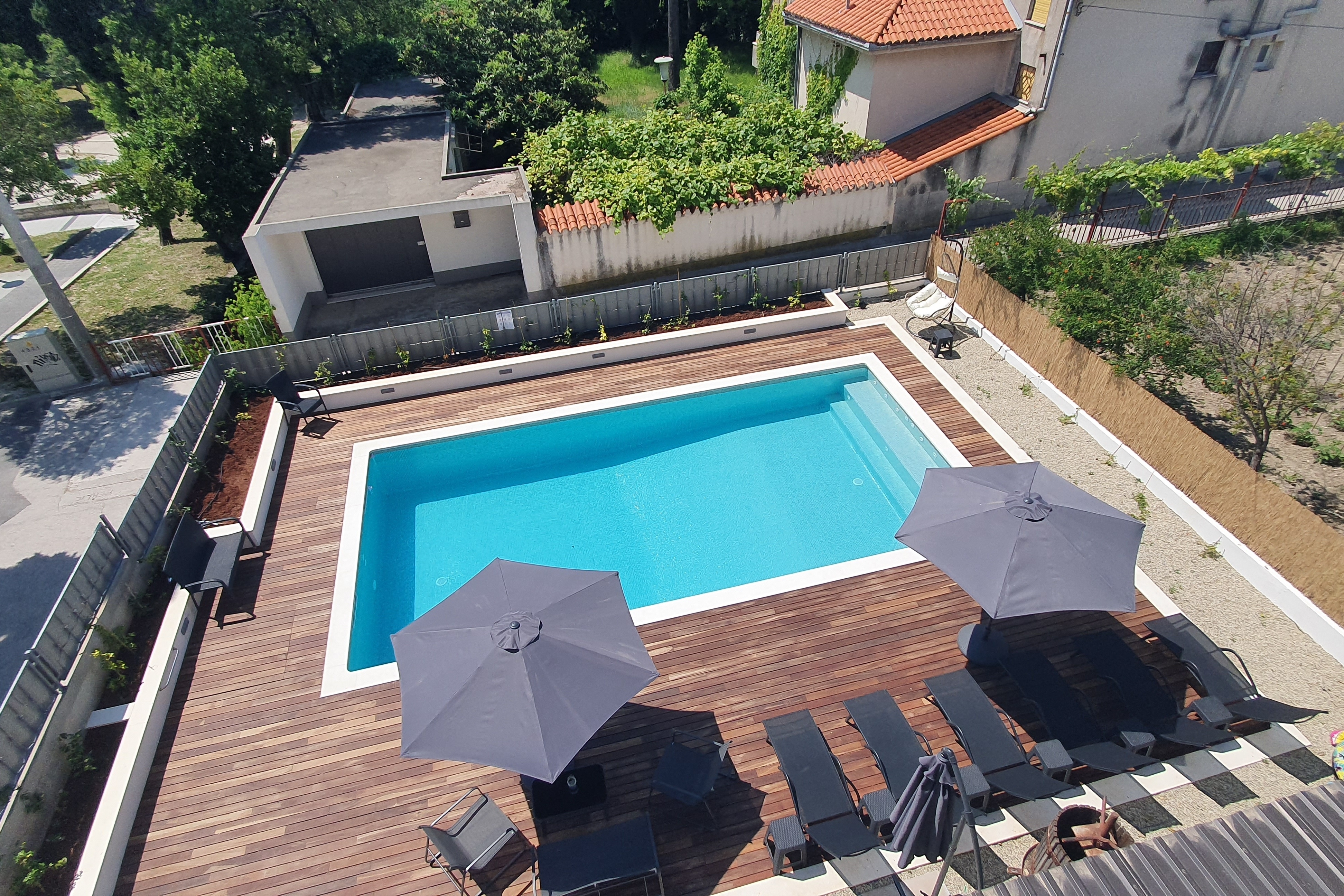 One bedroom apartment with terrace Kaštel Lukšić, Kaštela  A-d