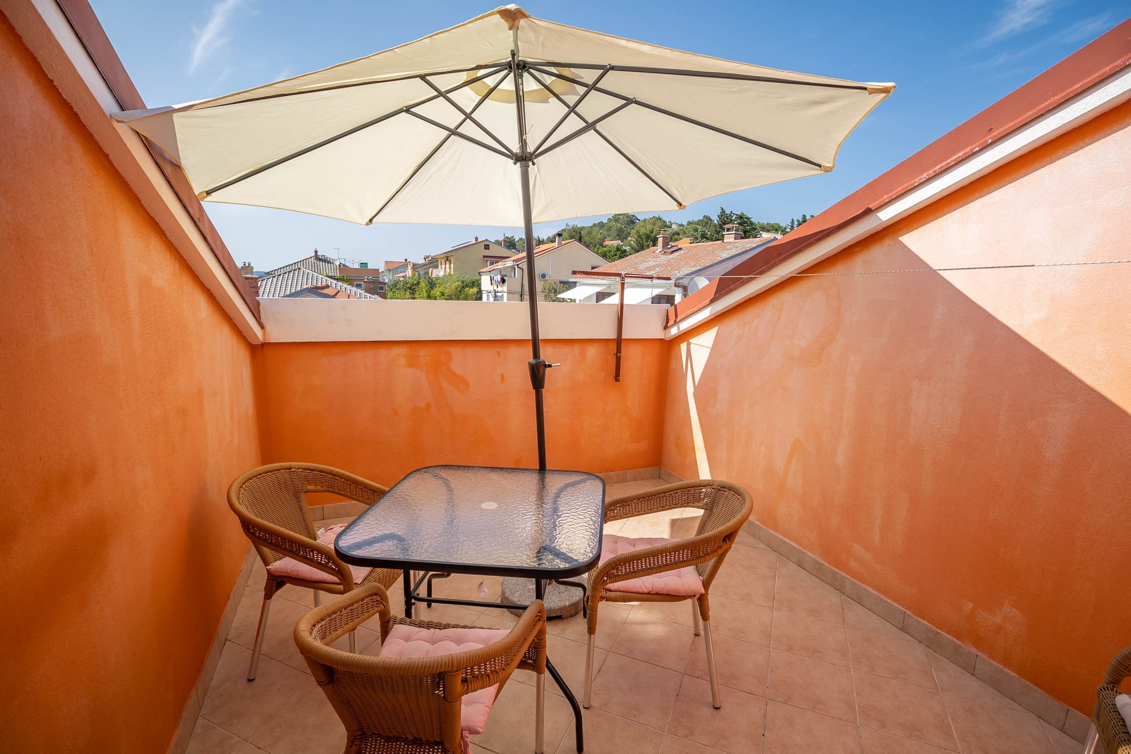 Studio flat with terrace and sea view Mali Lošinj, Lošinj  AS-c