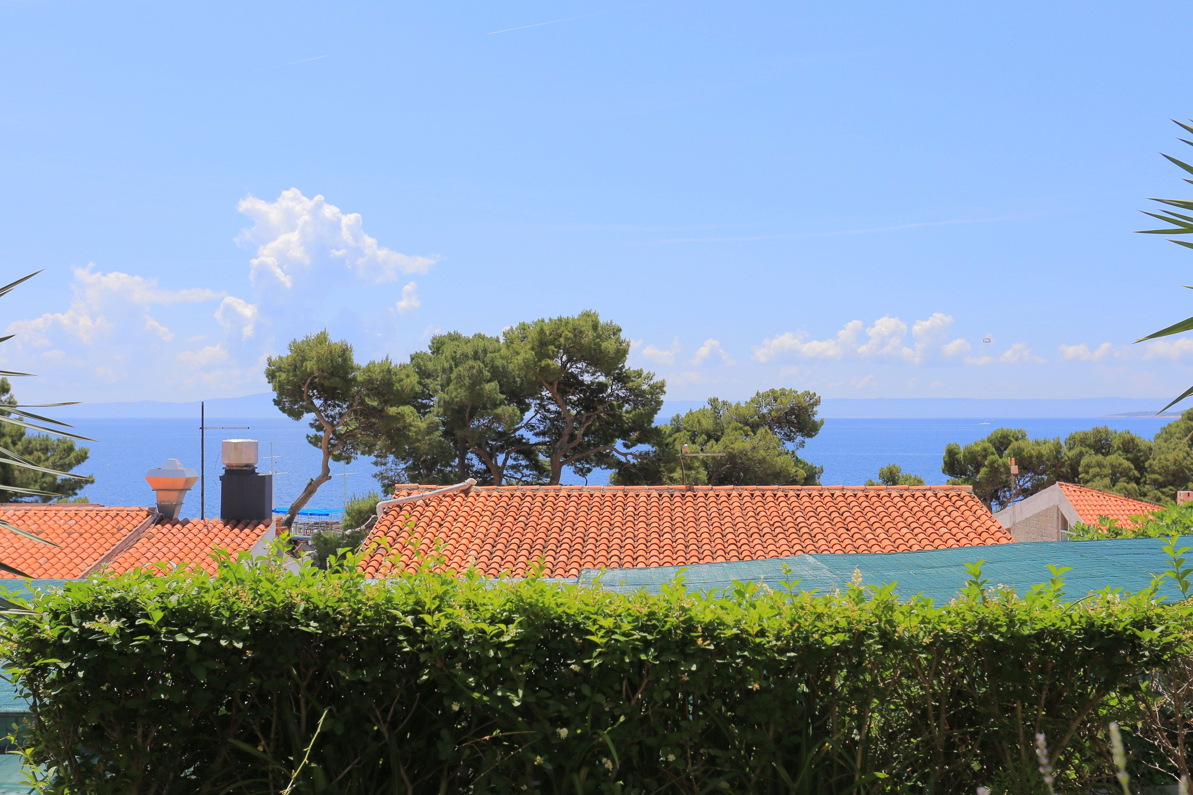 Three bedroom apartment with terrace and sea view Brela, Makarska  A-a